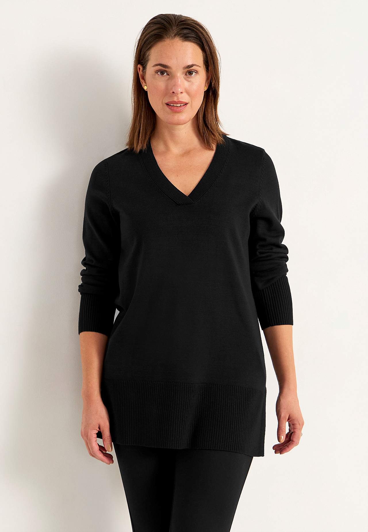Fine-knitted tunic