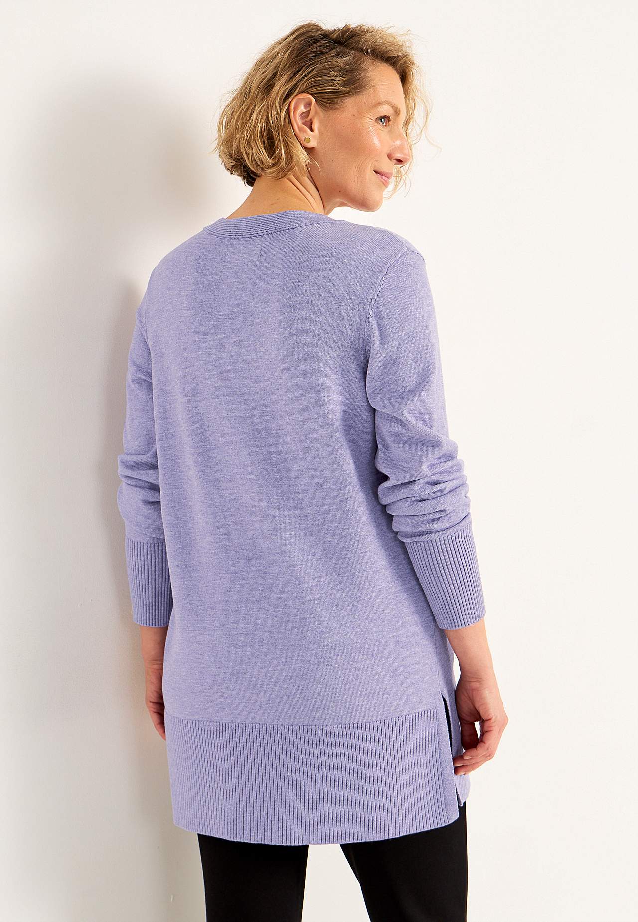 Fine-knitted tunic