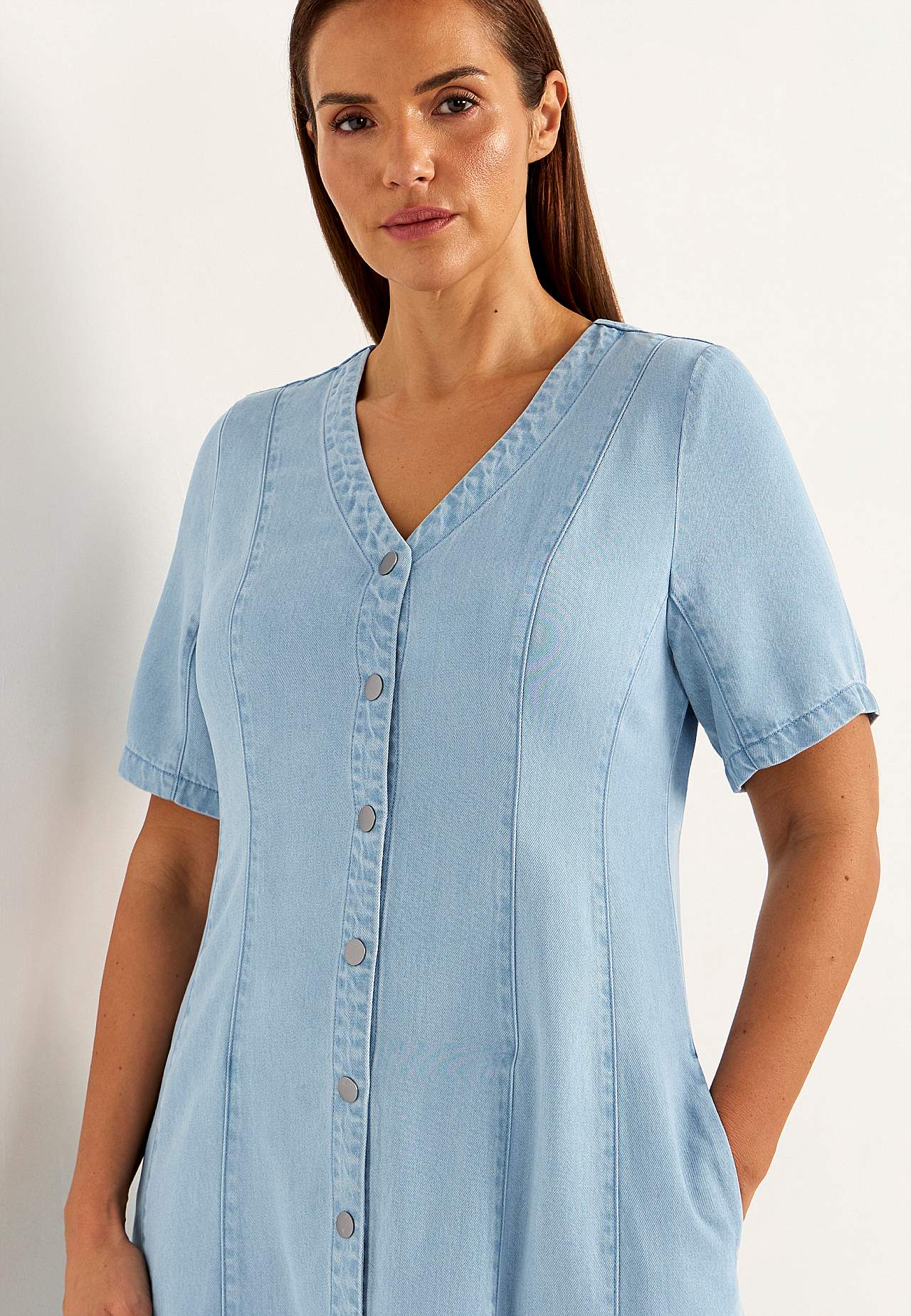 Ultra-soft Premium denim dress