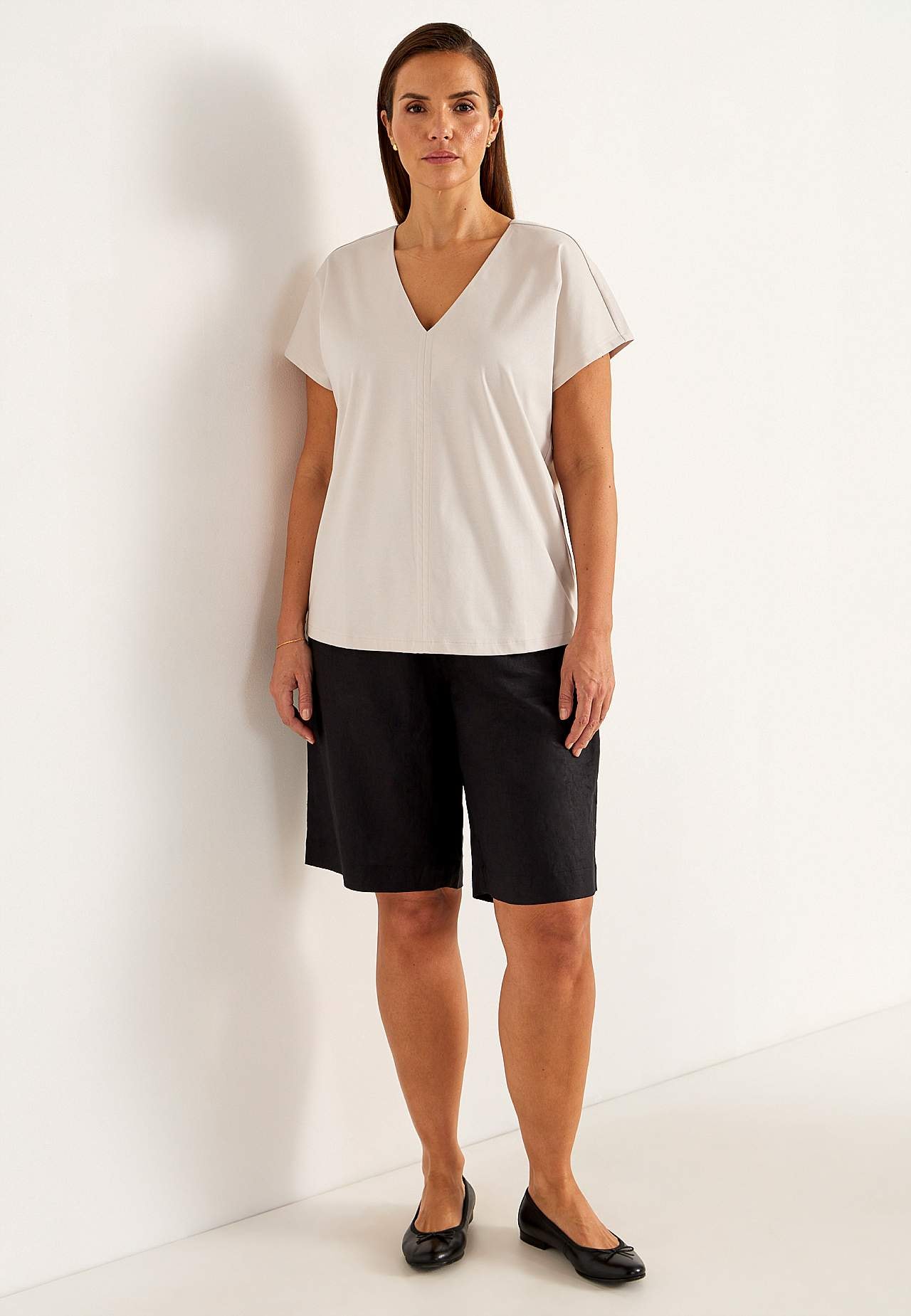 Stretchy Premium jersey top