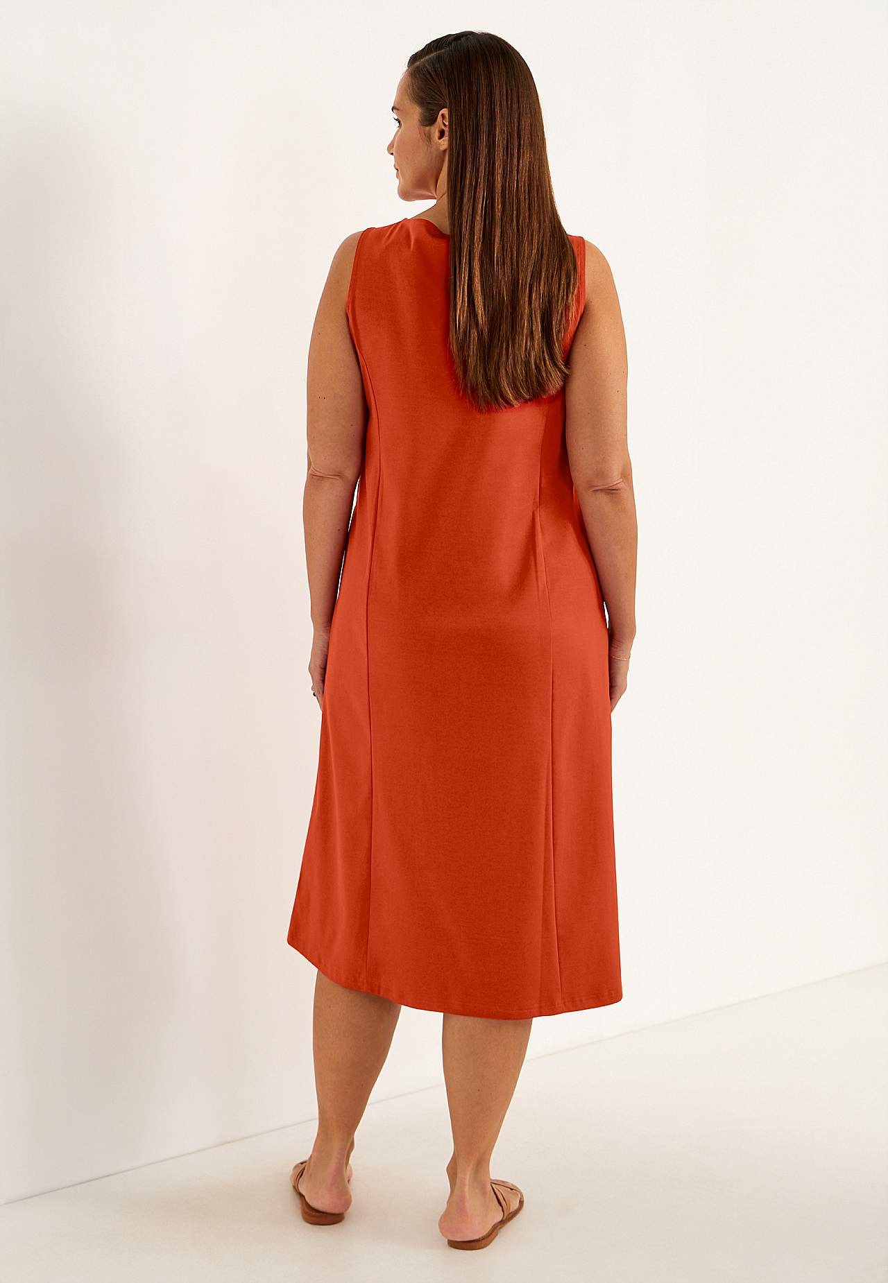 Sleeveless Premium jersey dress