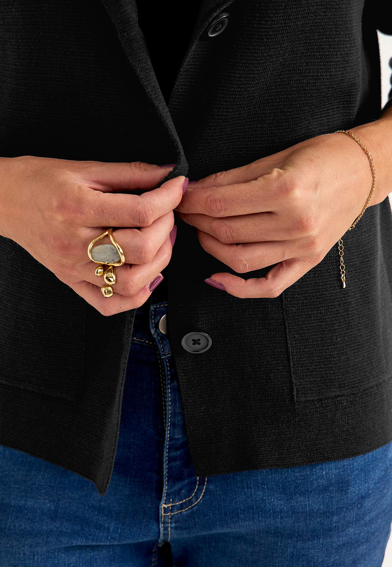 Cardigan with buttons