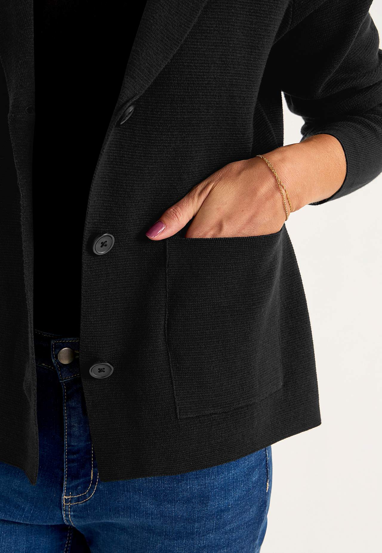 Cardigan with buttons