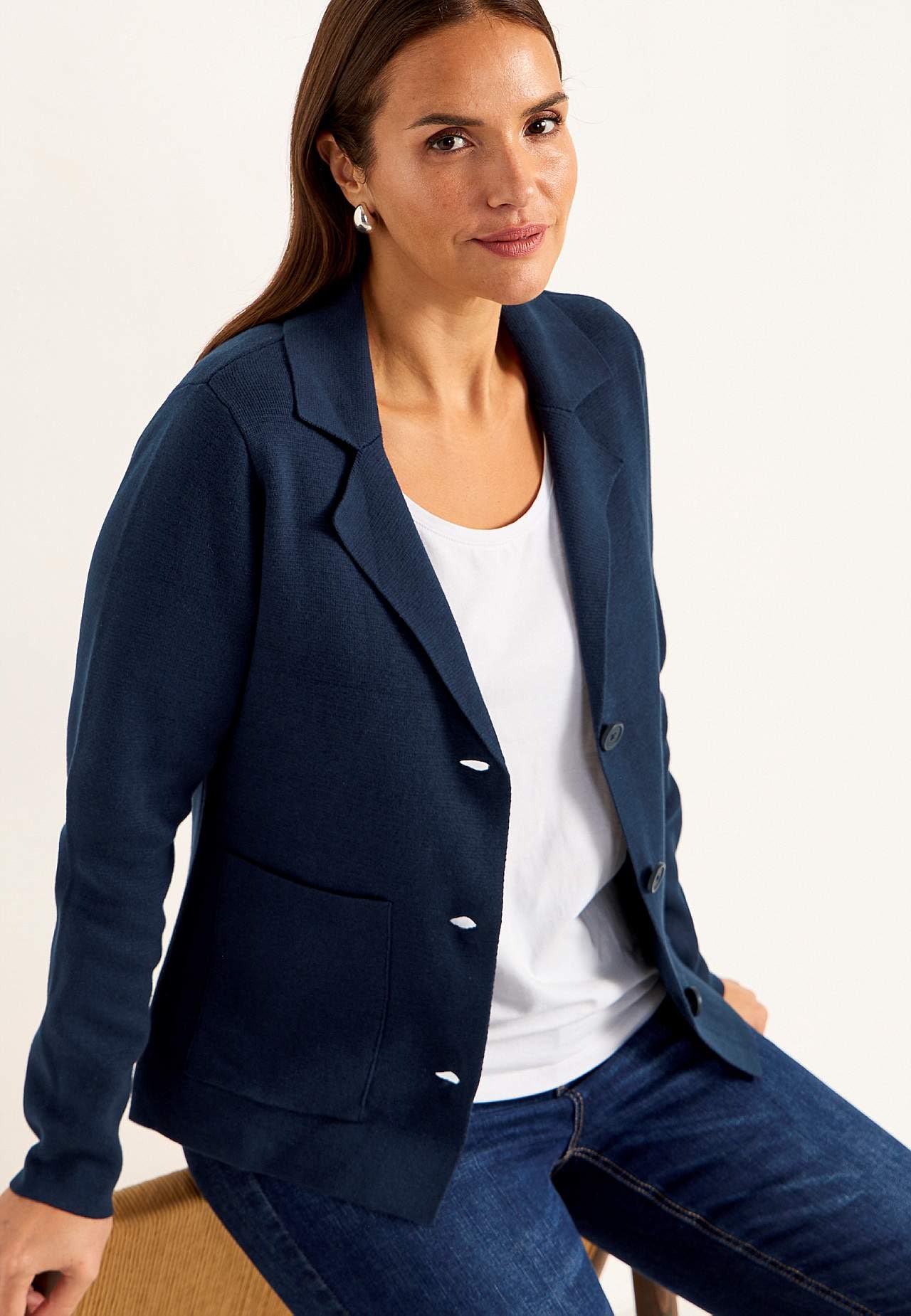Cardigan with buttons