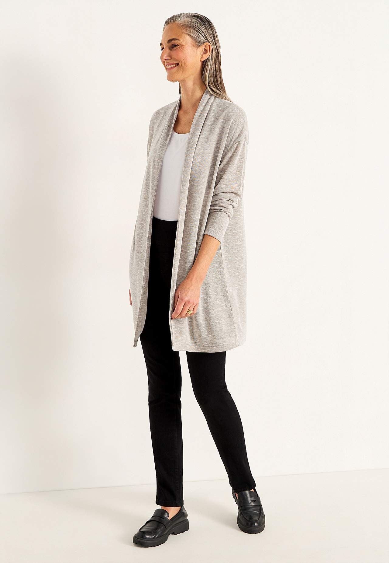 Open cardigan