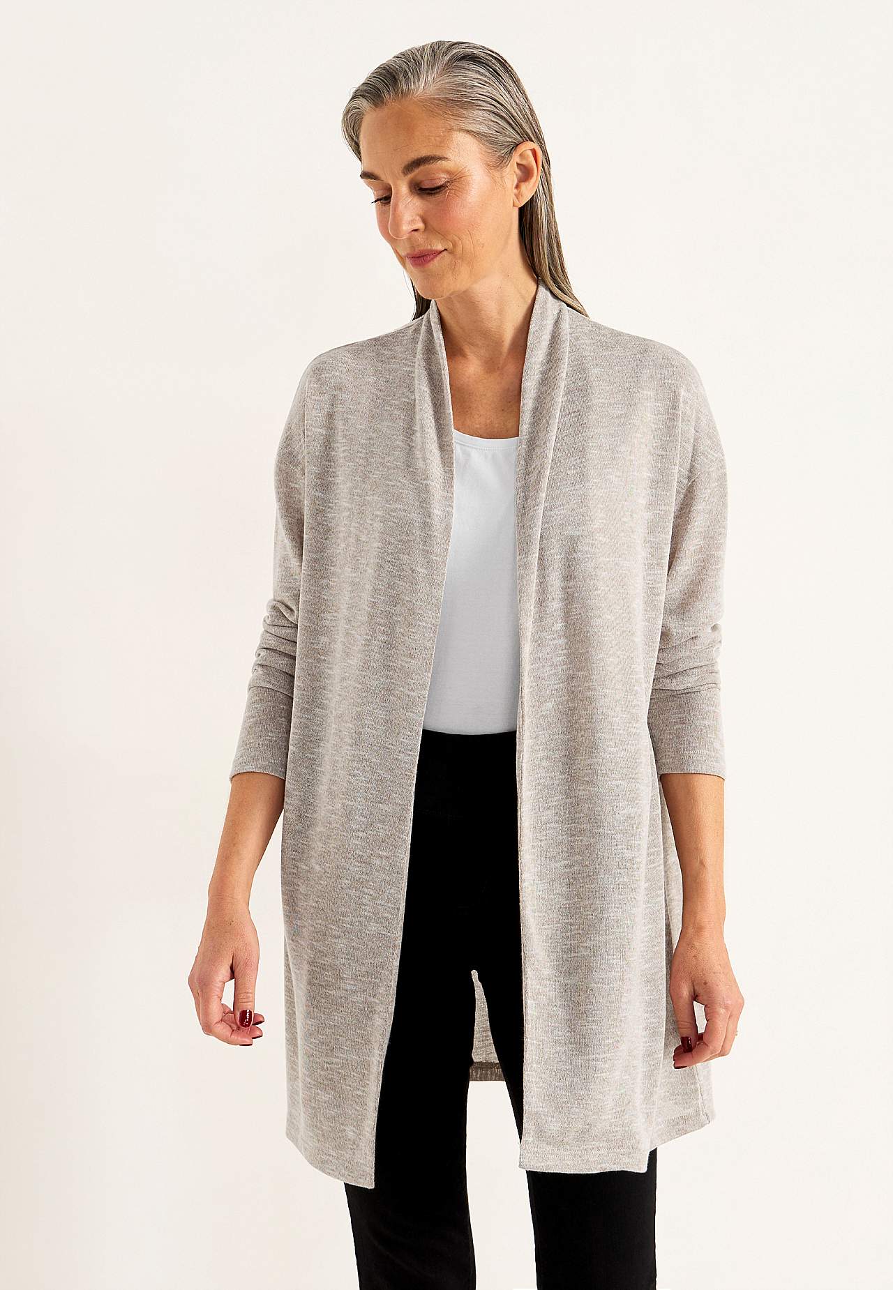 Open cardigan
