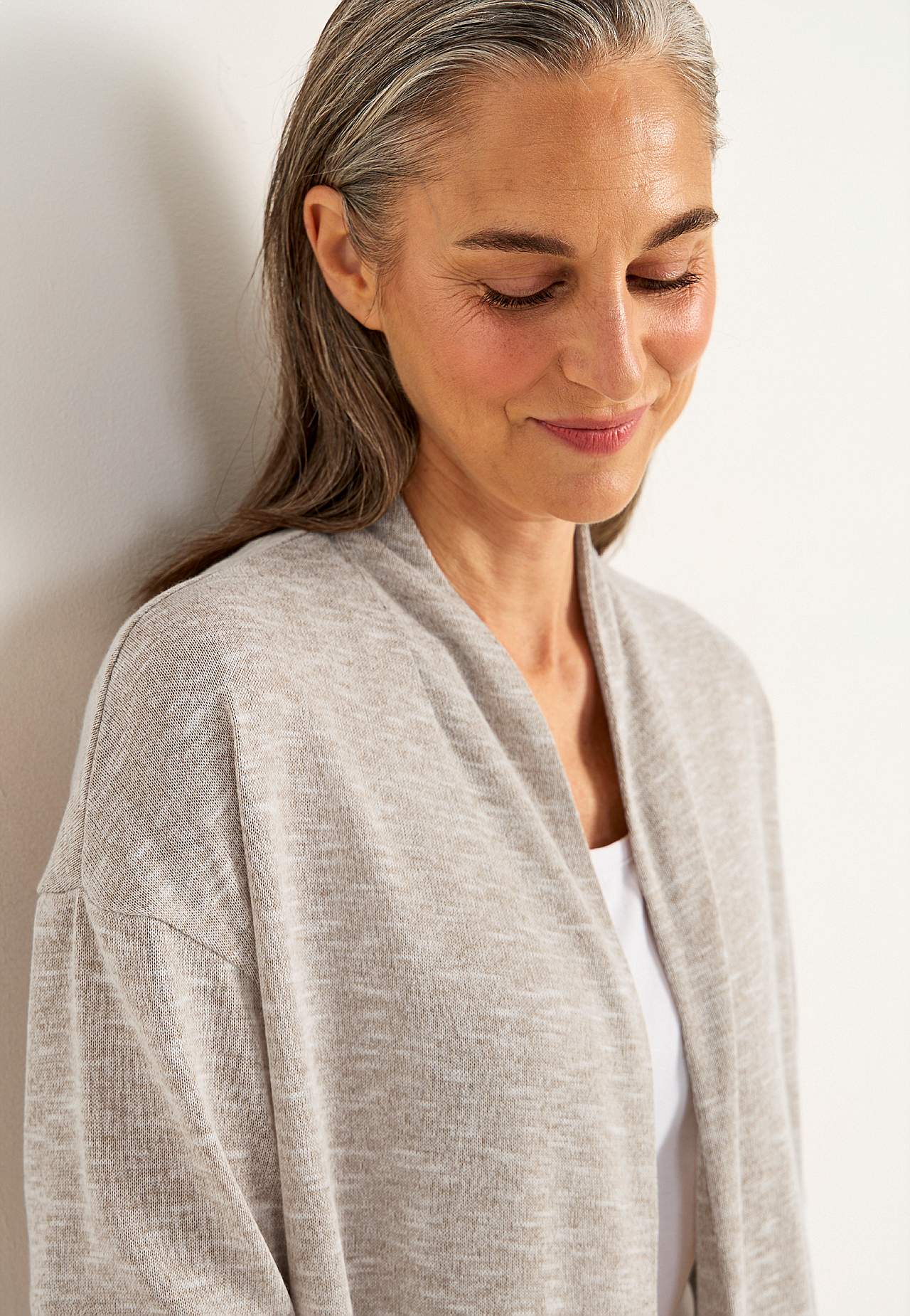Open cardigan