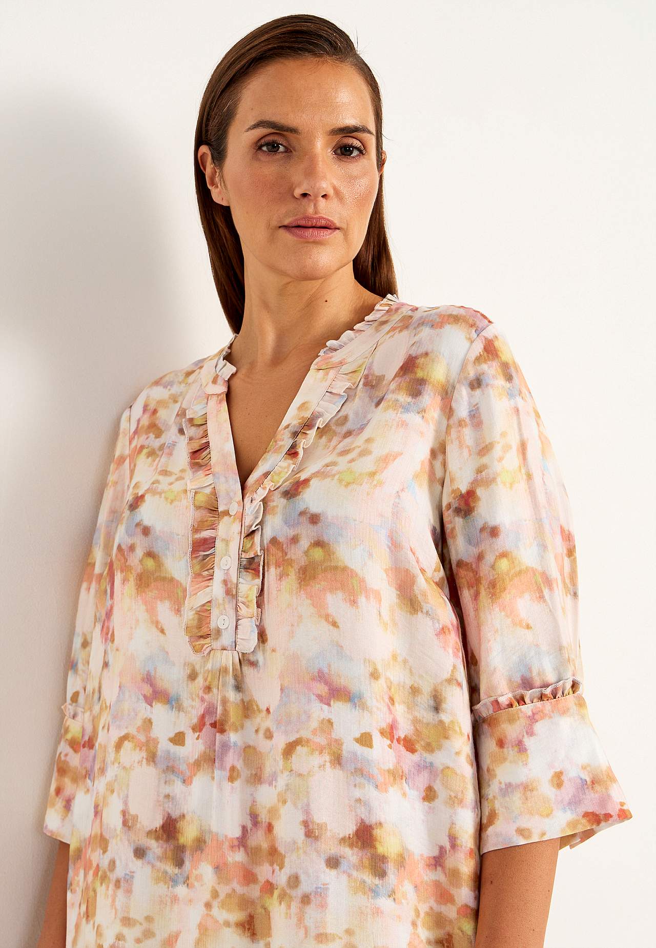 Woven dress with pockets