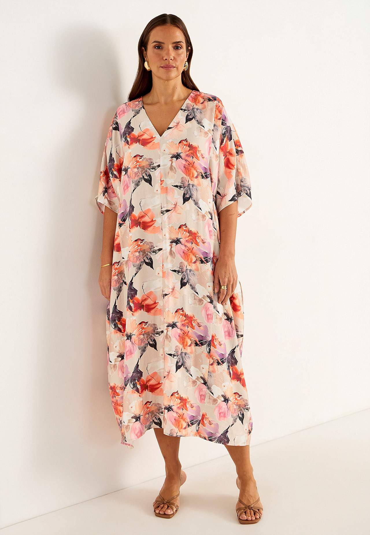 Festive, multifunctional kimono dress