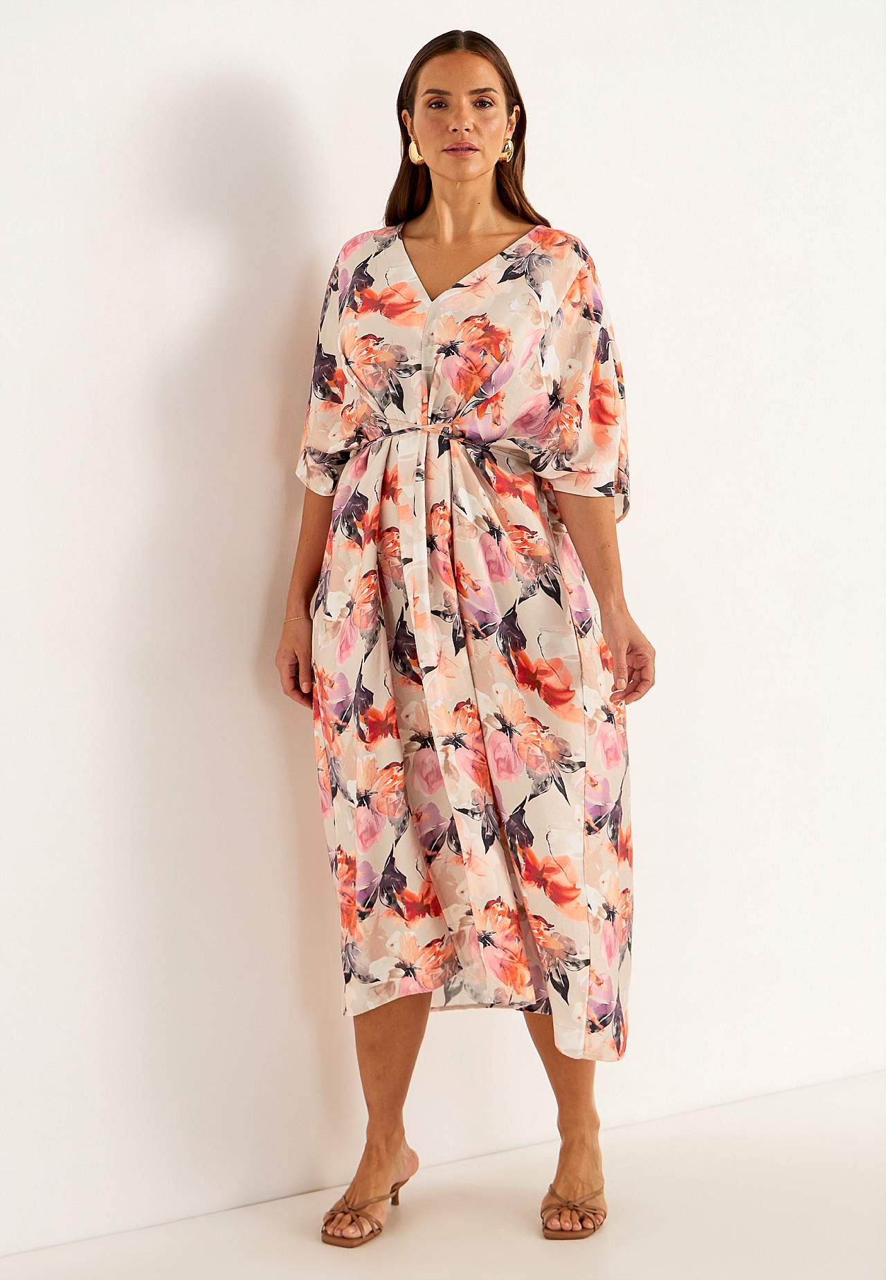 Festive, multifunctional kimono dress