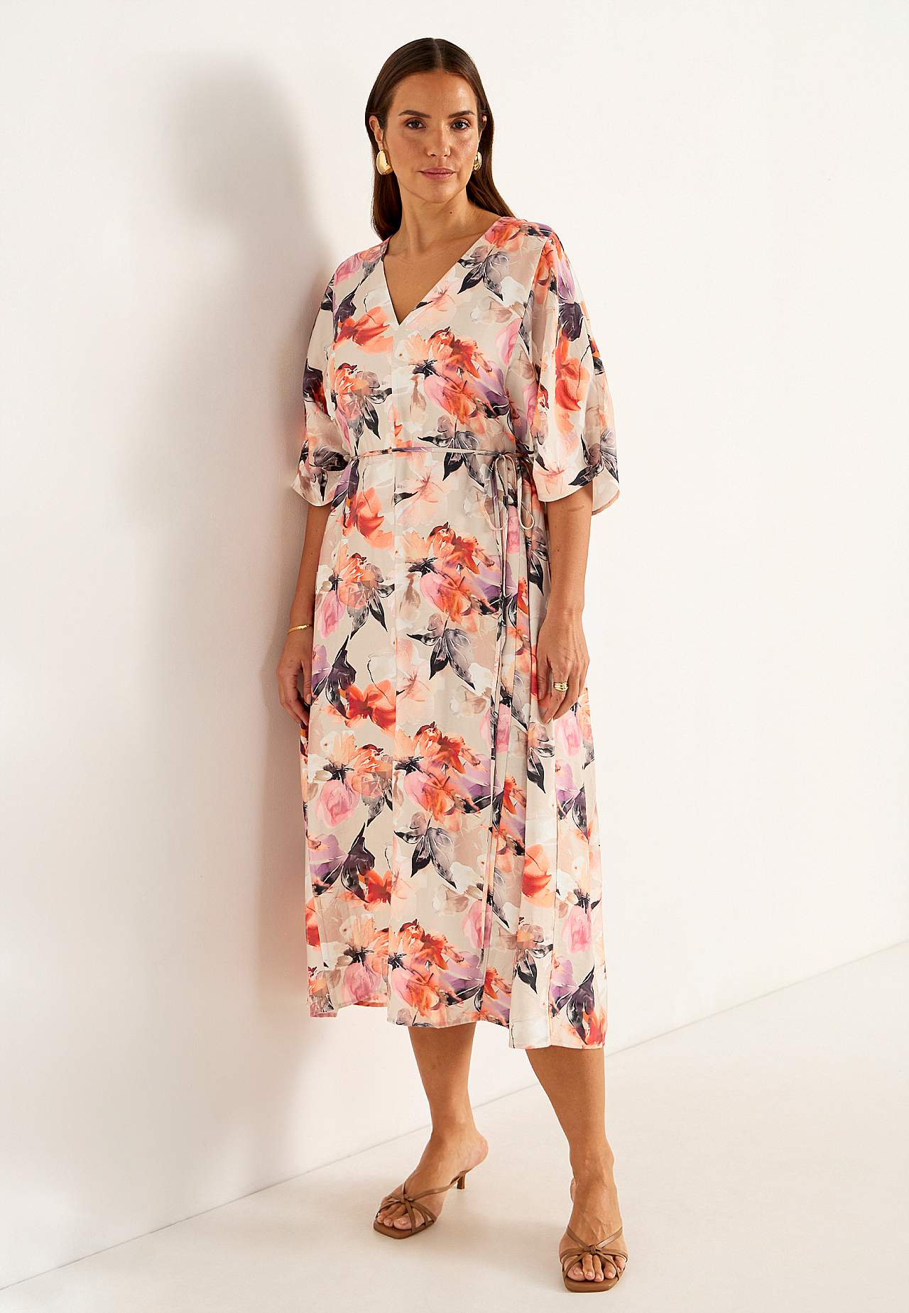Festive, multifunctional kimono dress