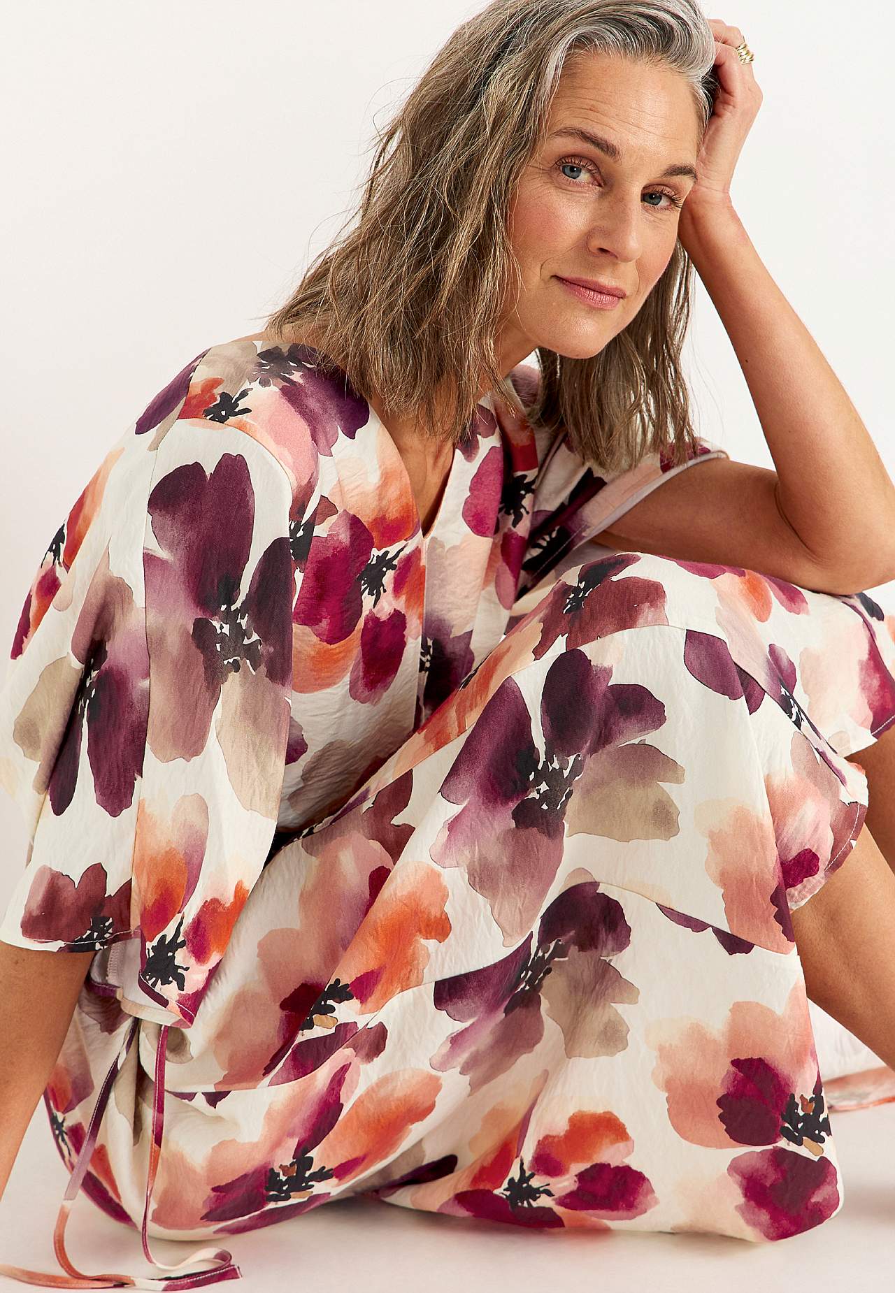Airy, multifunctional kimono dress