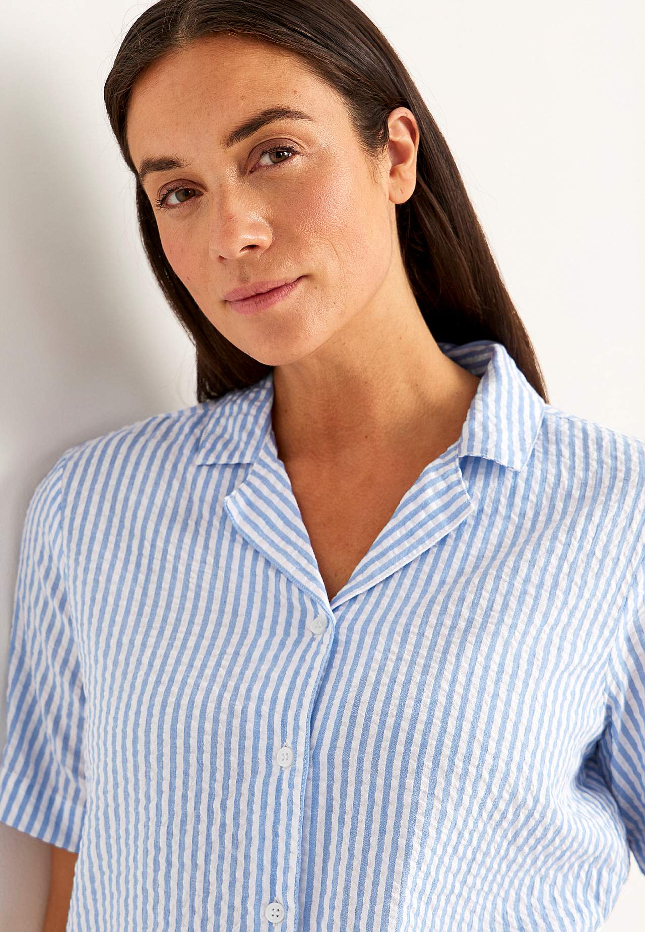 Pyjamas in seersucker