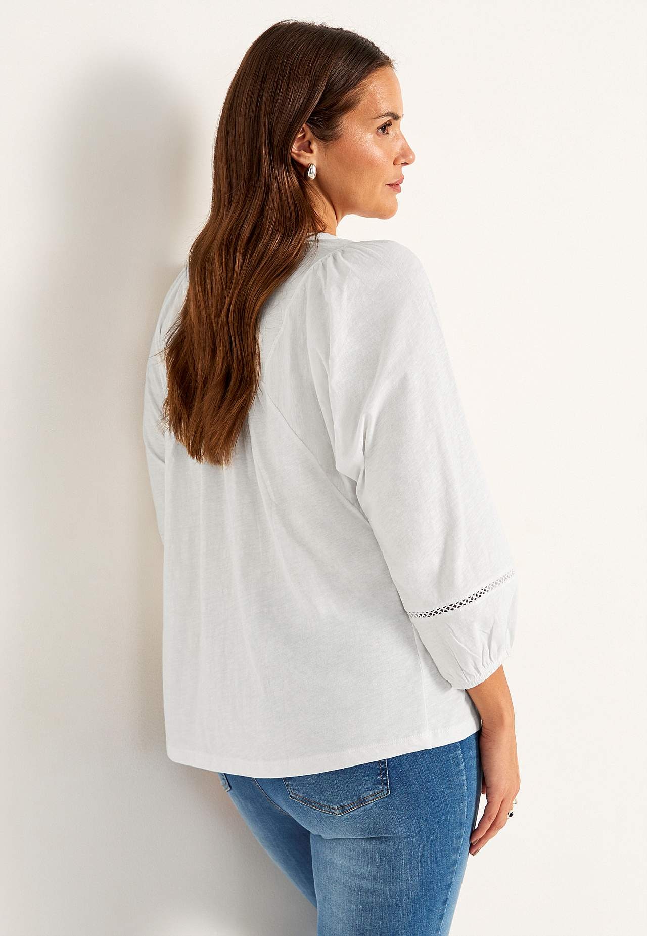 Jersey top with boho style