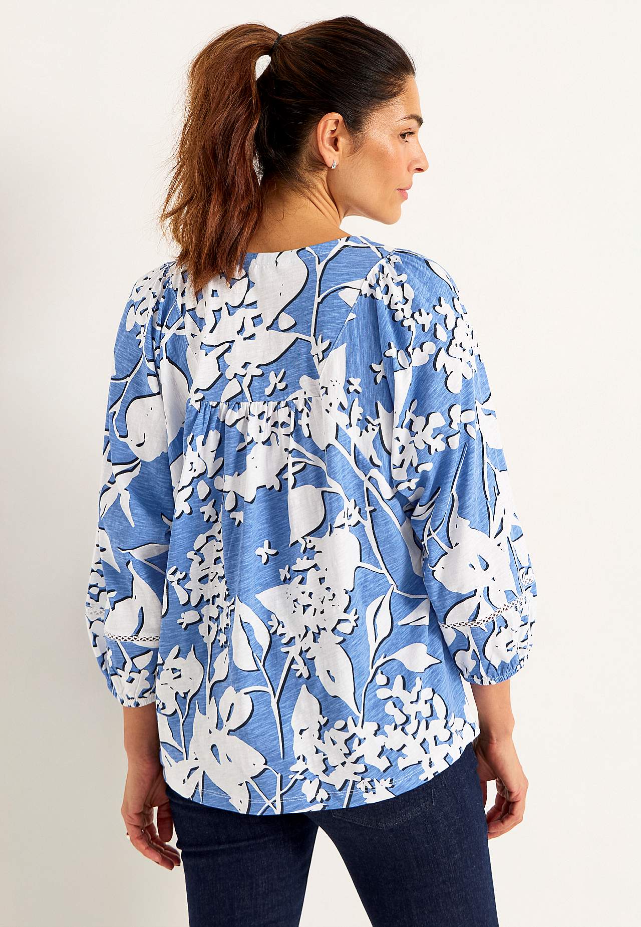 Jersey top with boho style