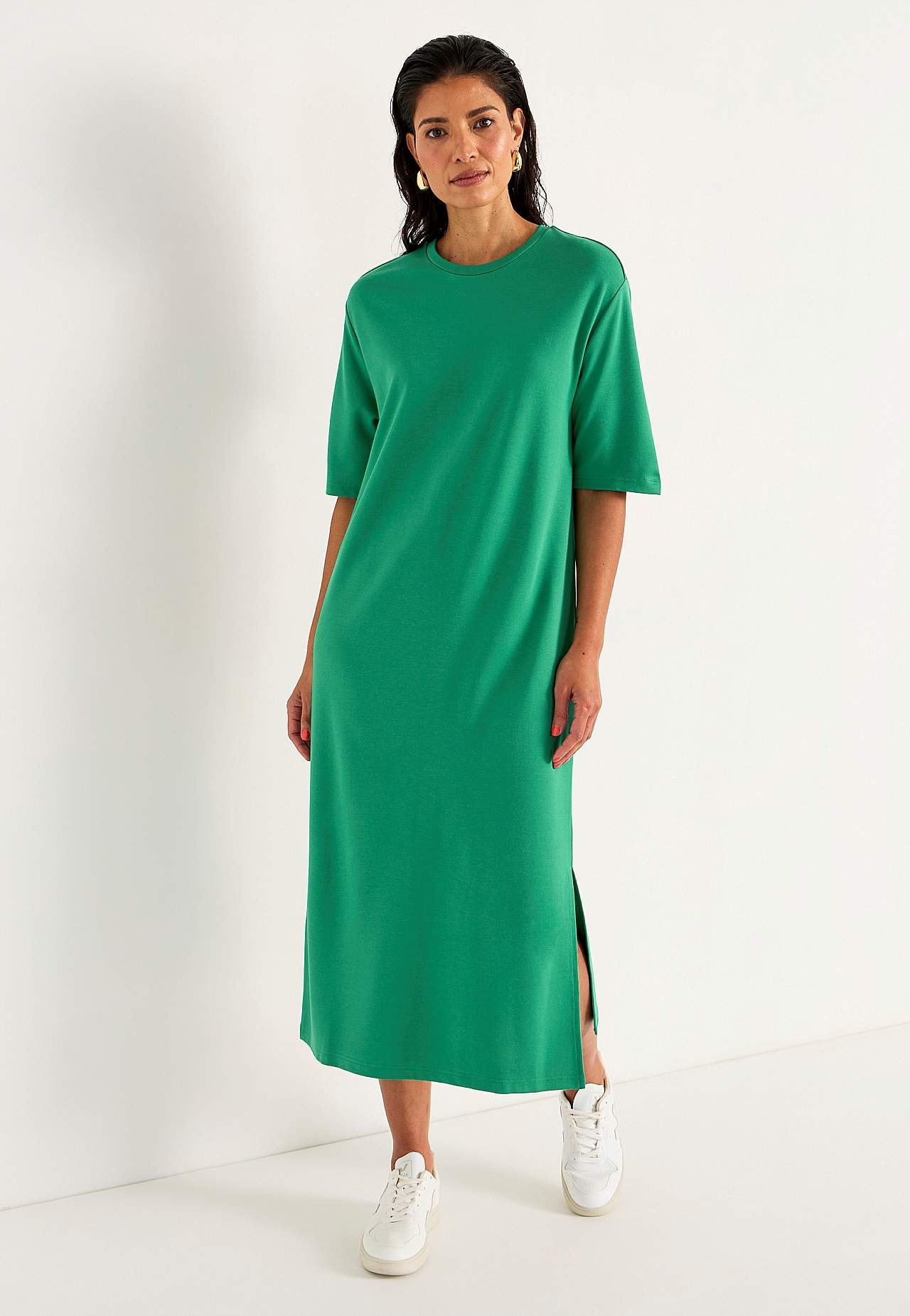 Jersey dress in heavy quality