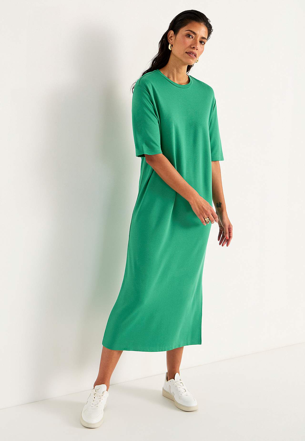 Jersey dress in heavy quality
