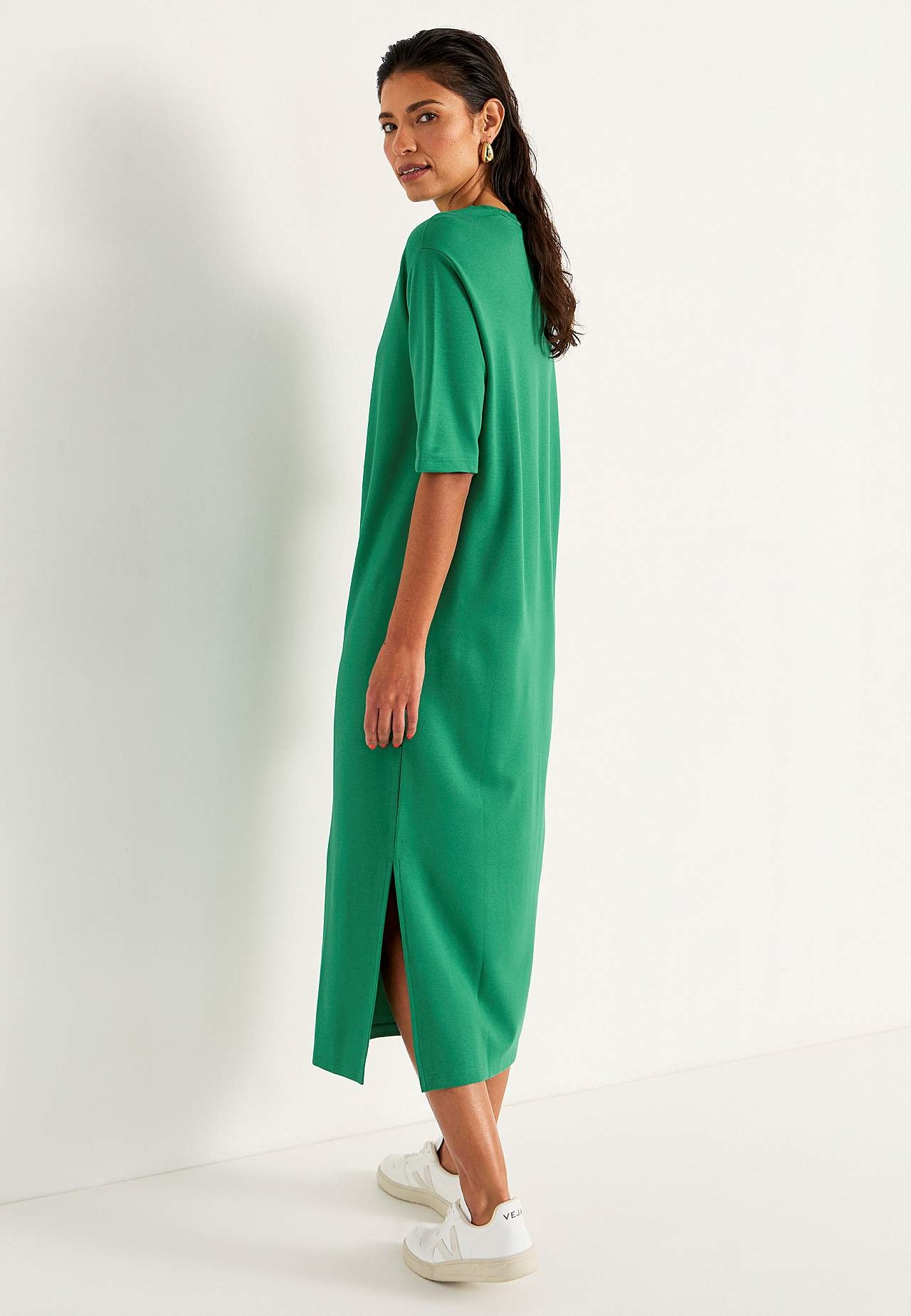 Jersey dress in heavy quality