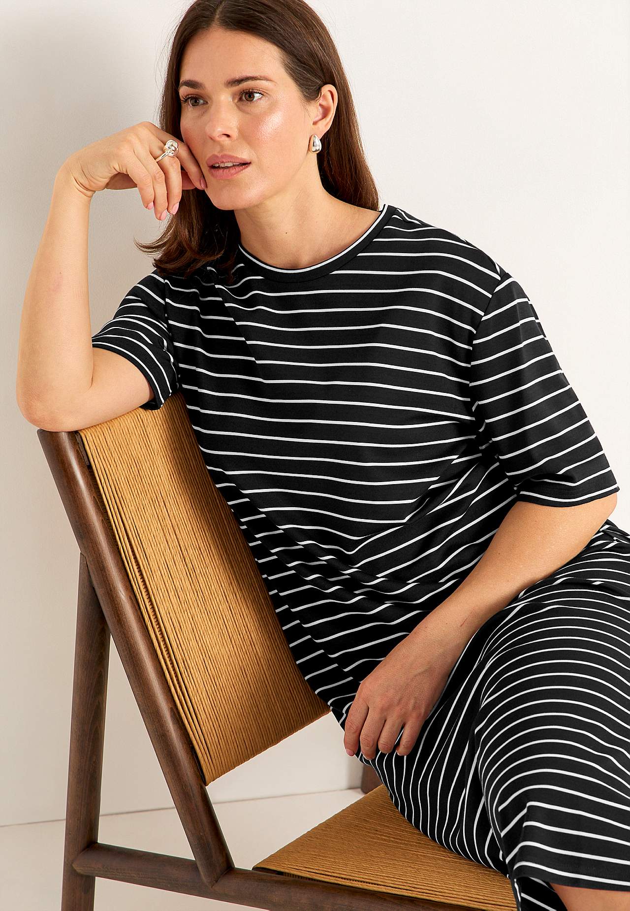 Jersey dress in heavy quality