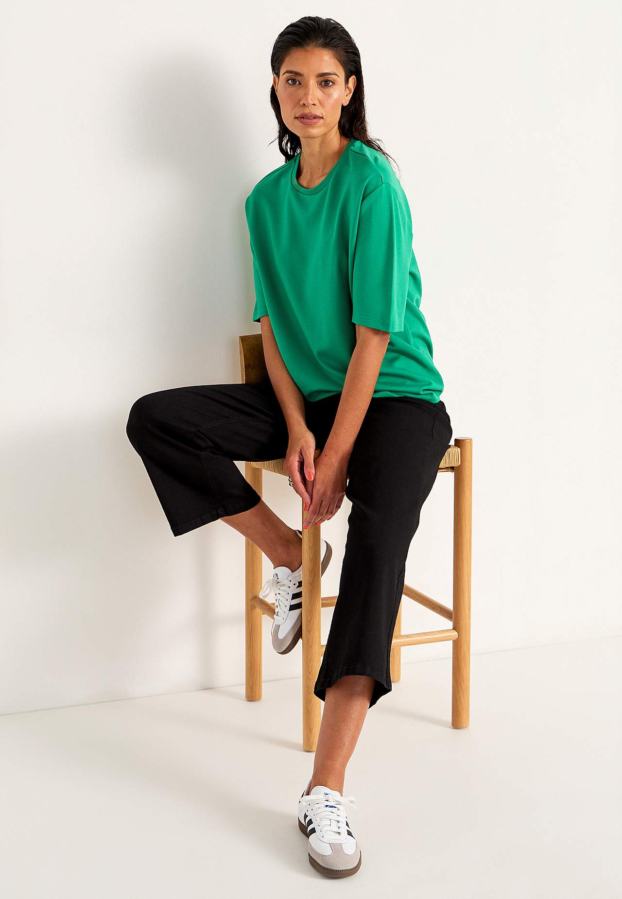 T-shirt in heavy tricot