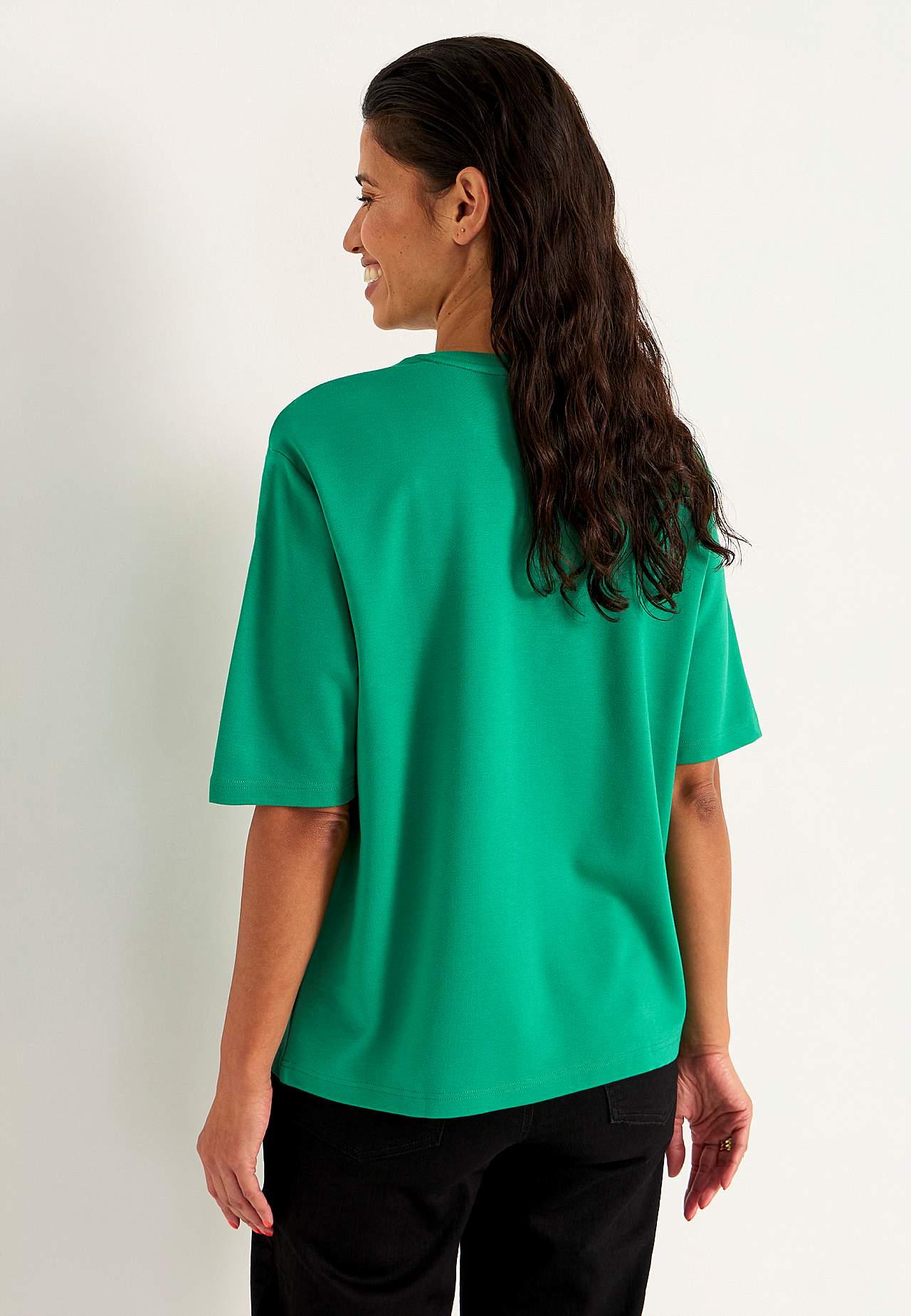T-shirt in heavy tricot
