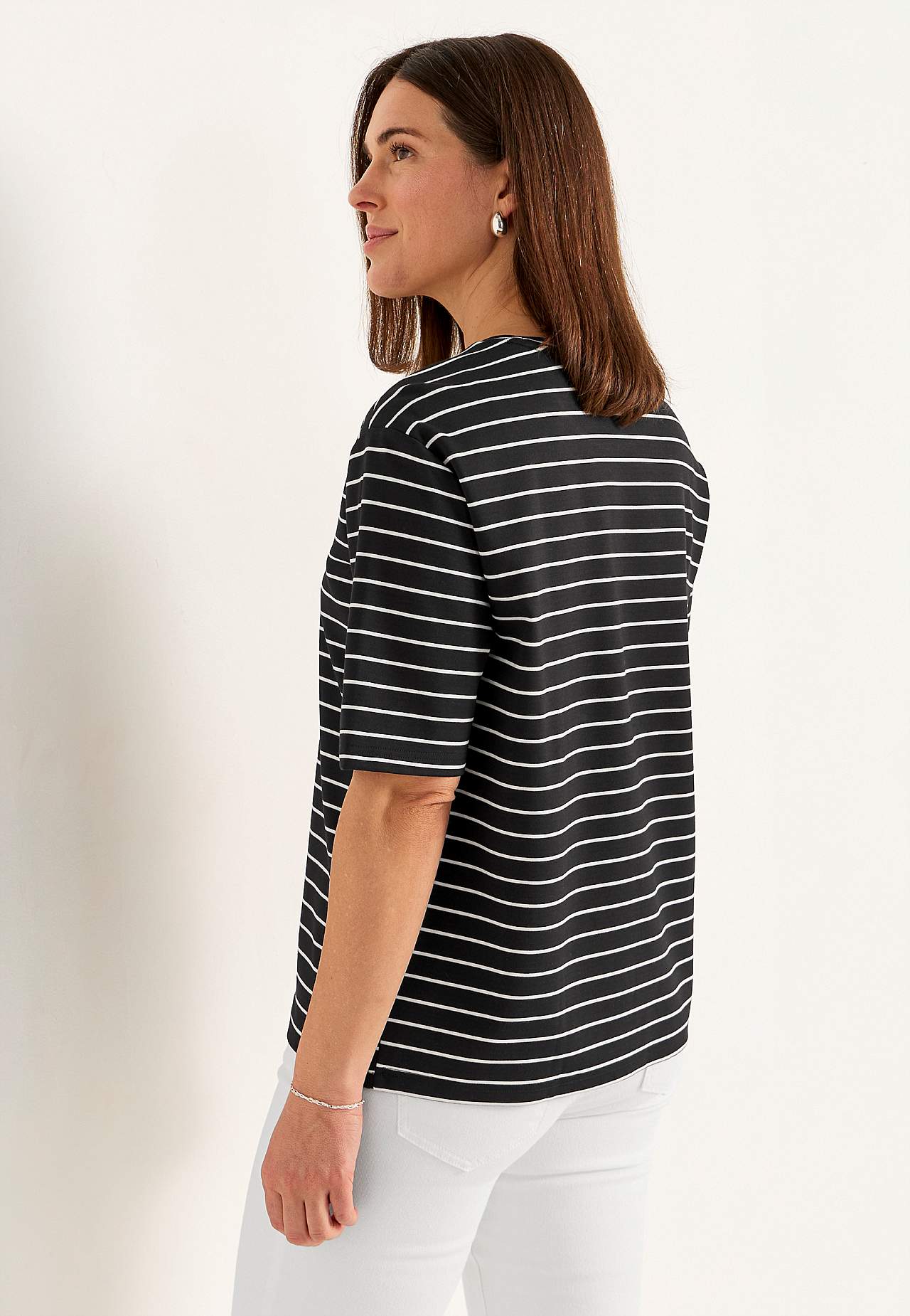 T-shirt in heavy tricot
