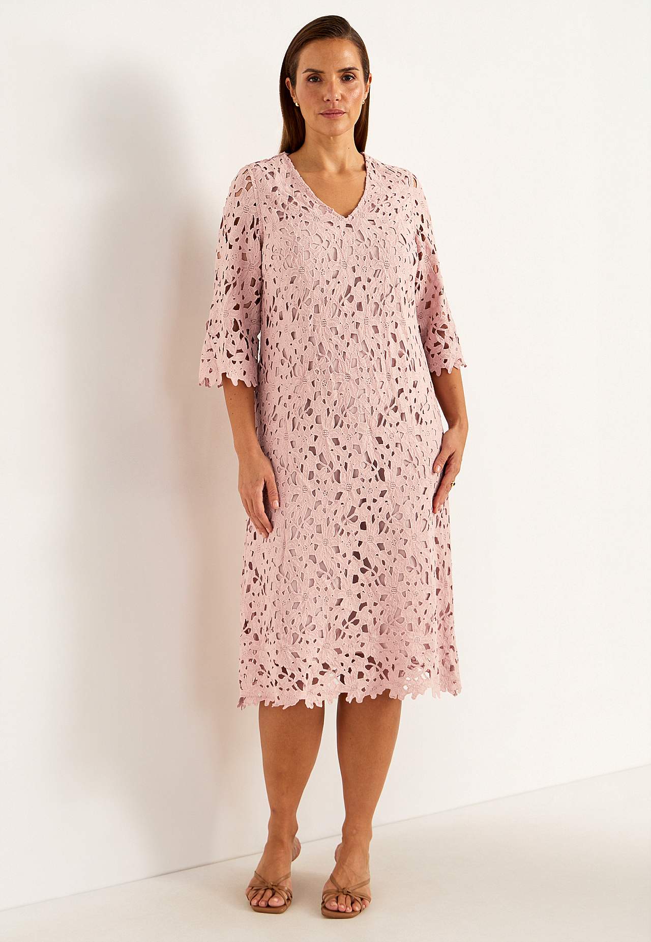 Woven lace dress