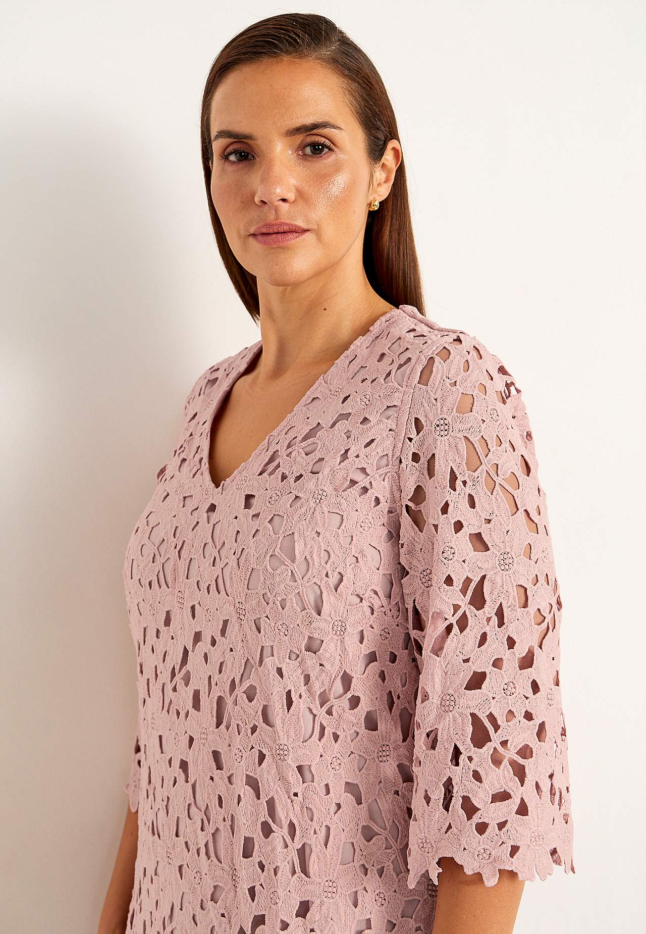 Woven lace dress
