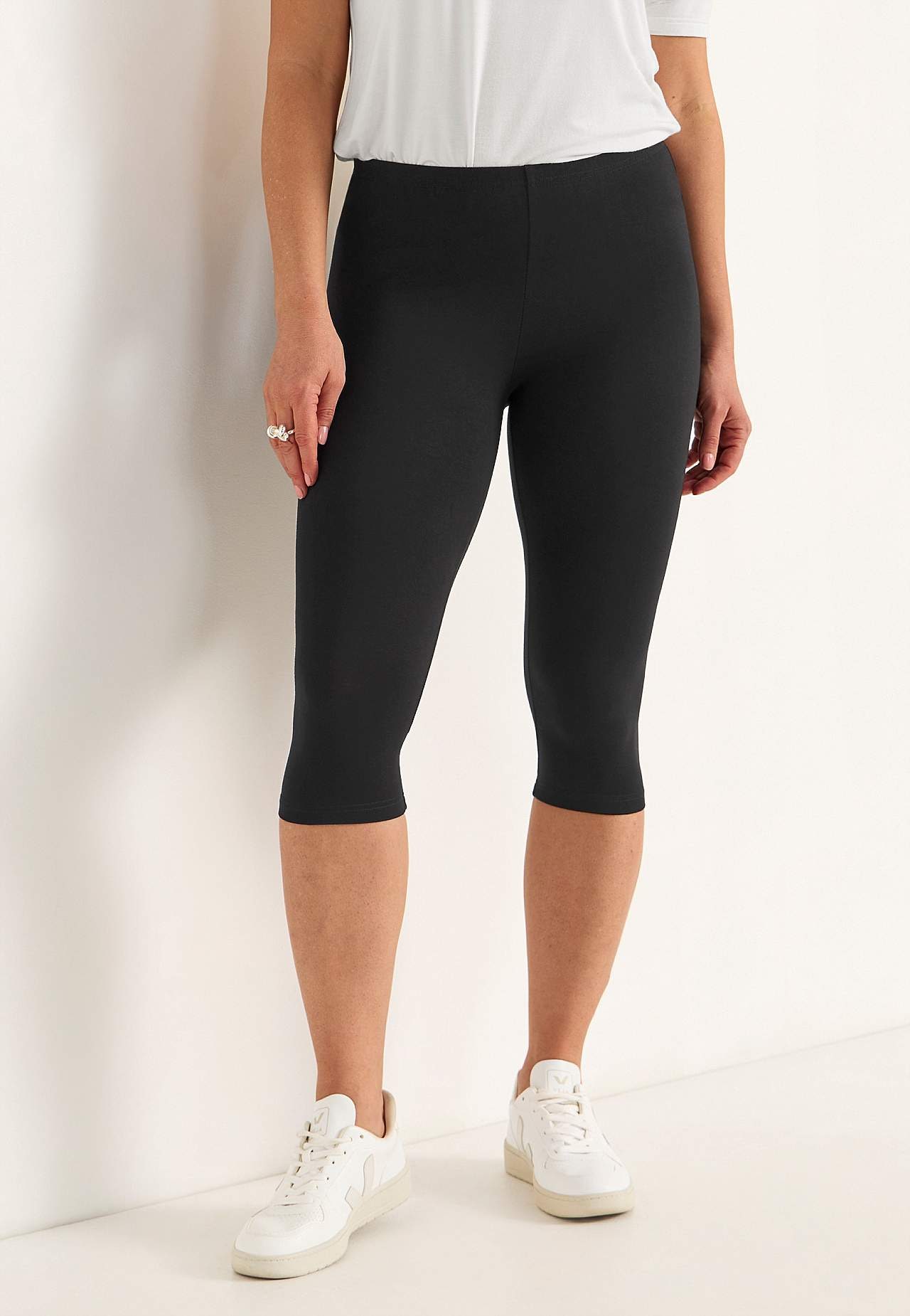 Capri leggings in jersey
