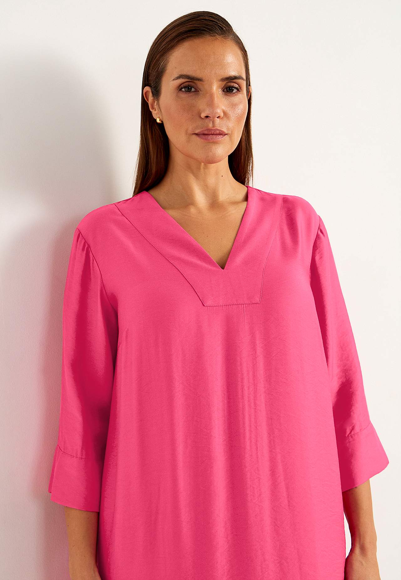 Woven kaftan dress