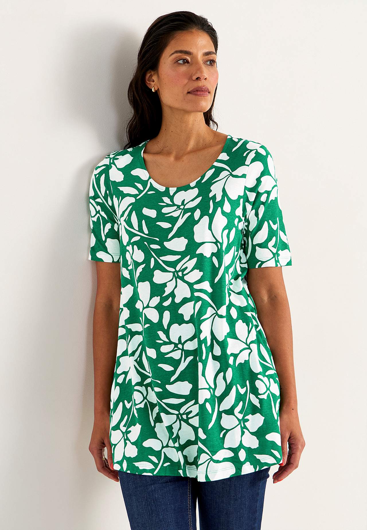 Jersey tuniq with pockets