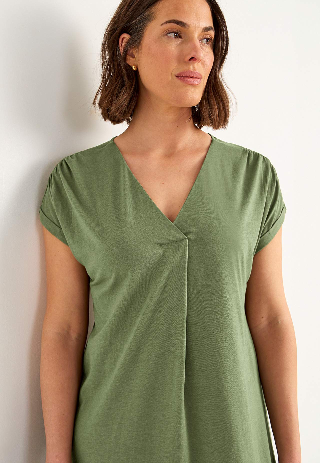 Jersey dress in modal mix