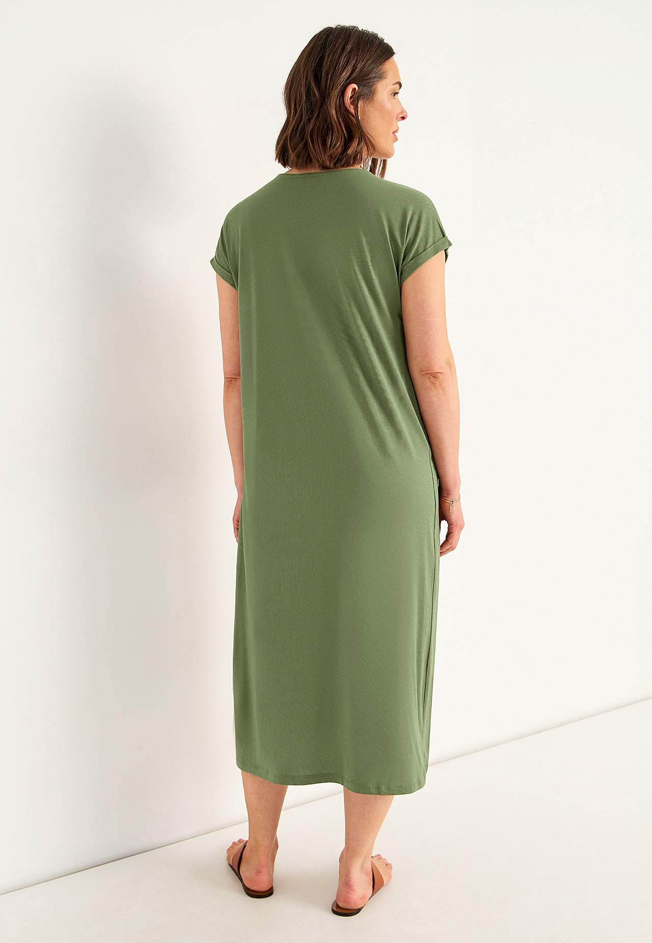Jersey dress in modal mix