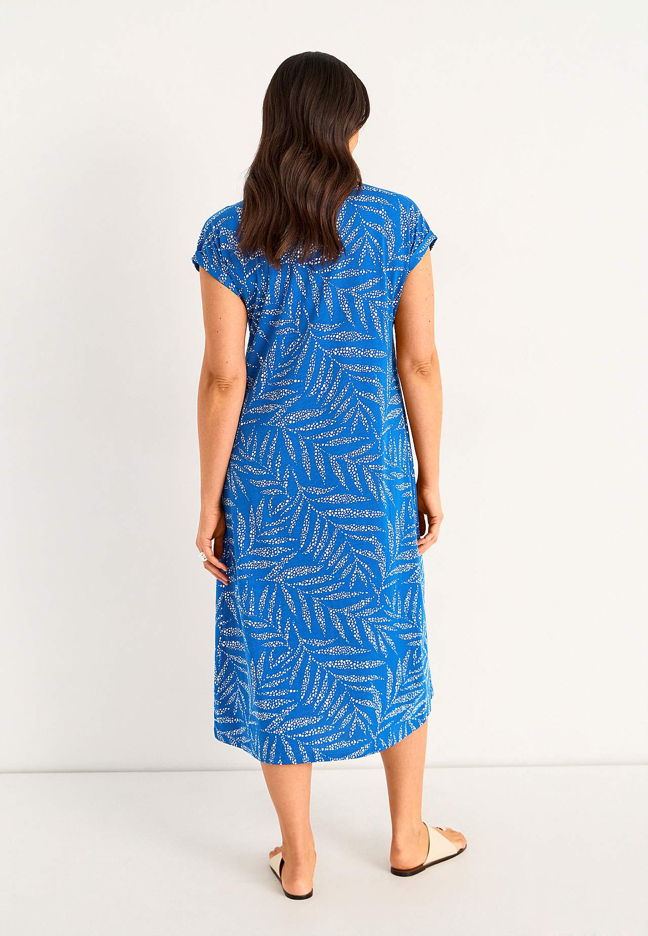 Jersey dress in modal mix