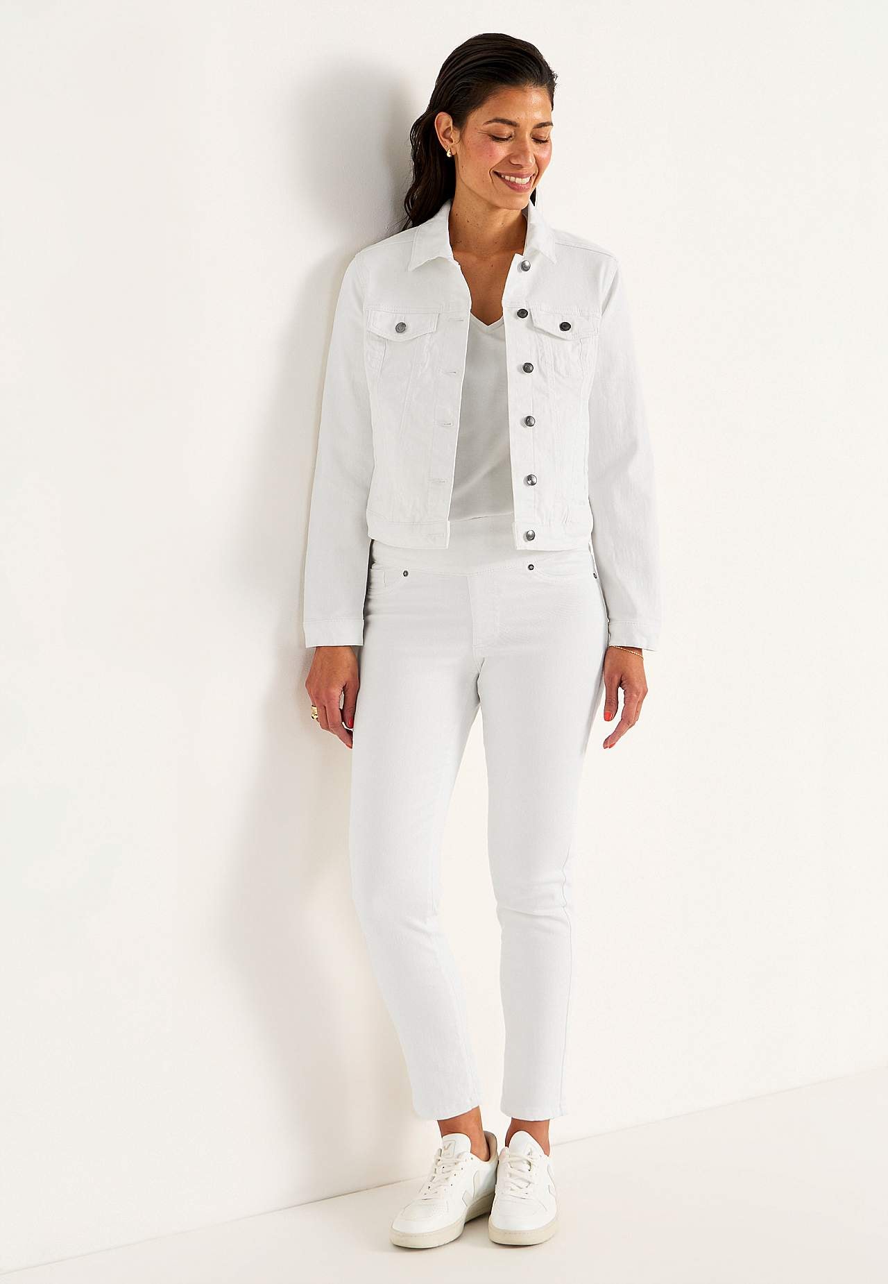 Super comfortable ankle jeans in denim