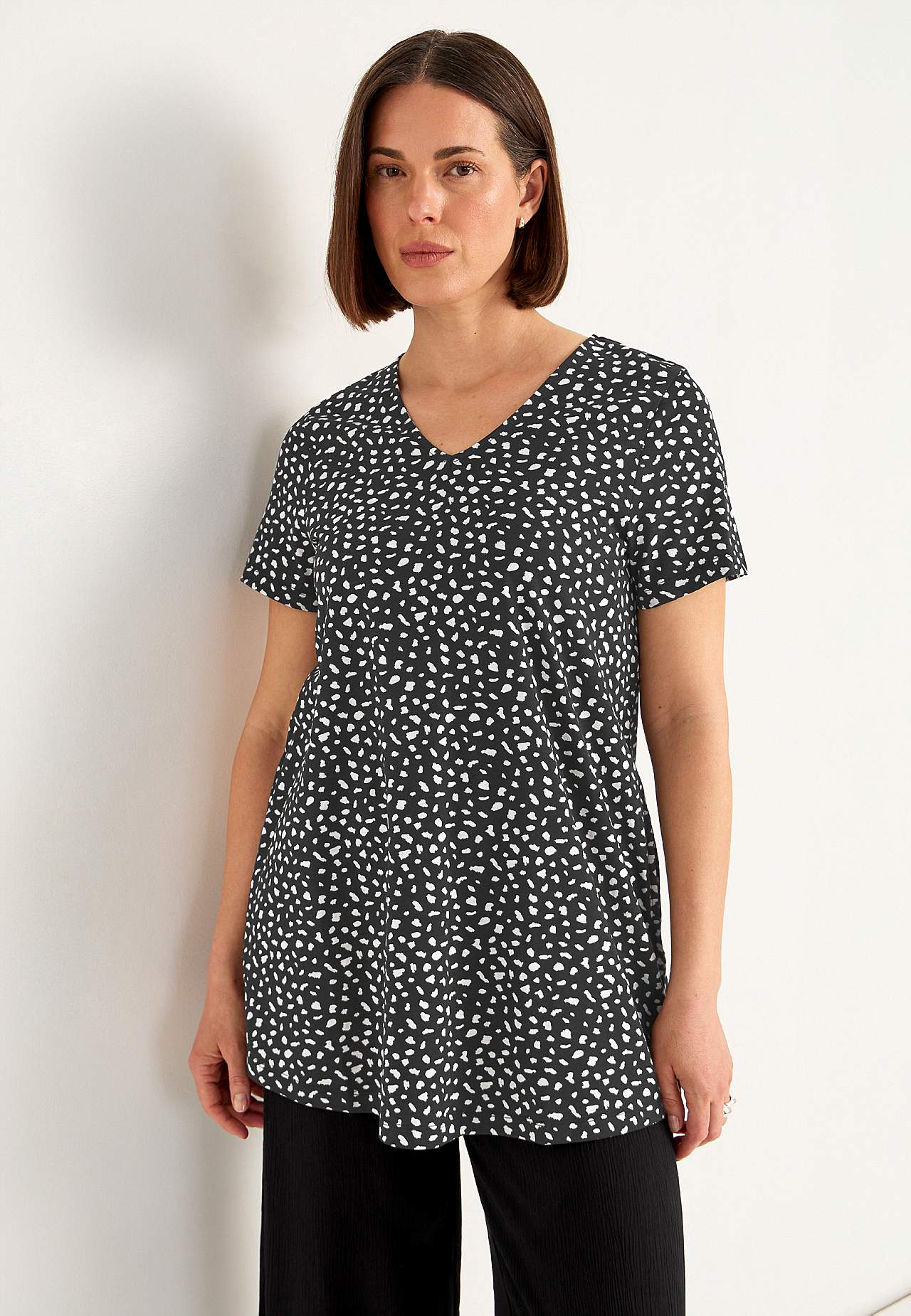 Jersey tuniq with pockets