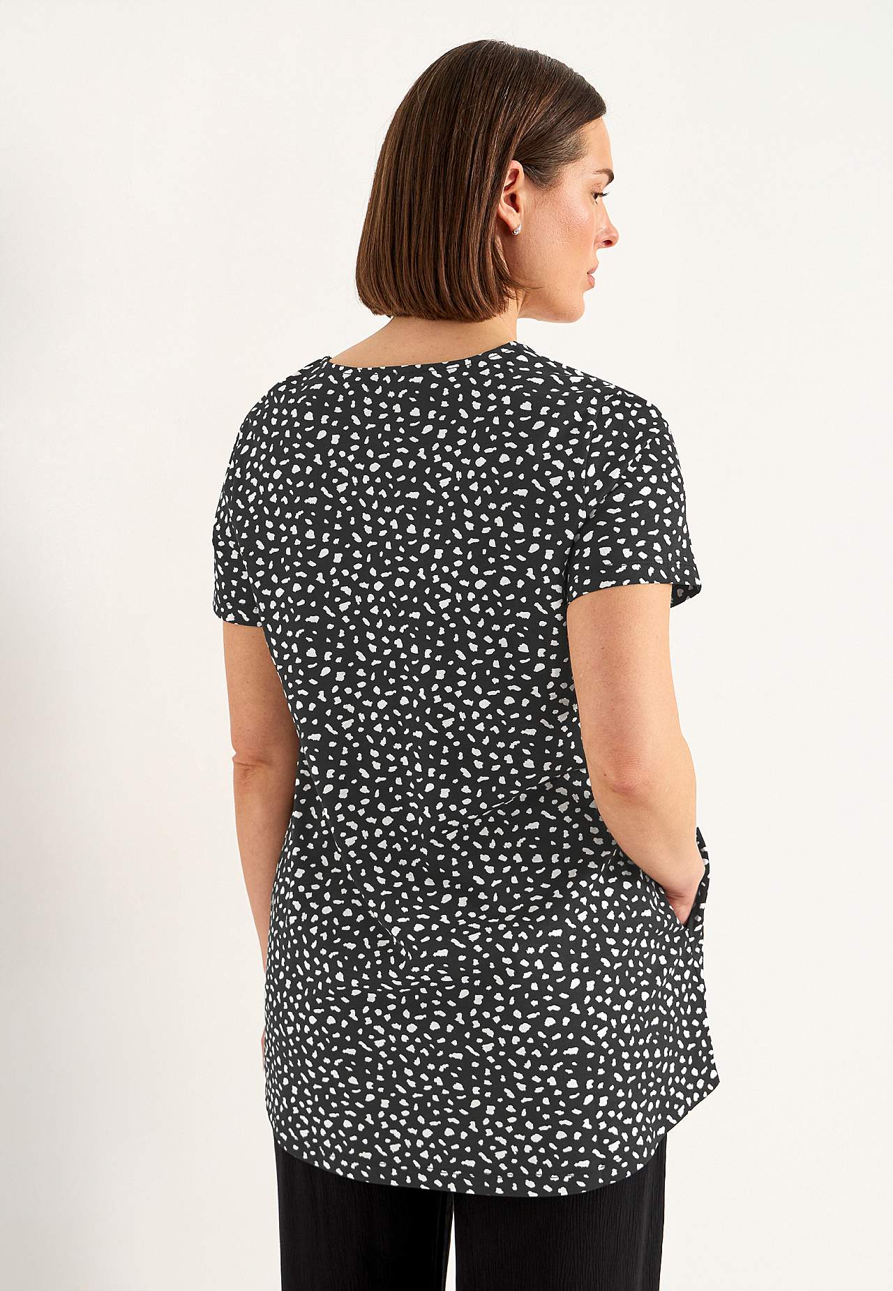 Jersey tuniq with pockets