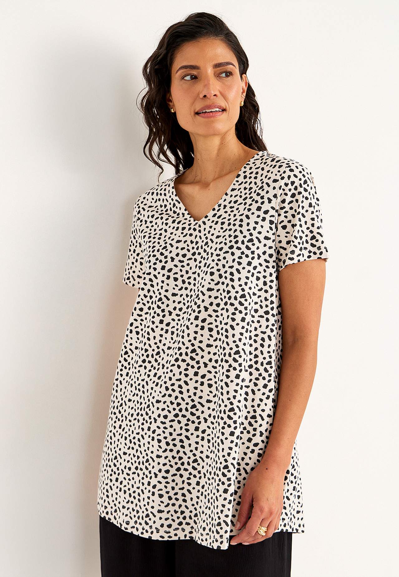 Jersey tuniq with pockets
