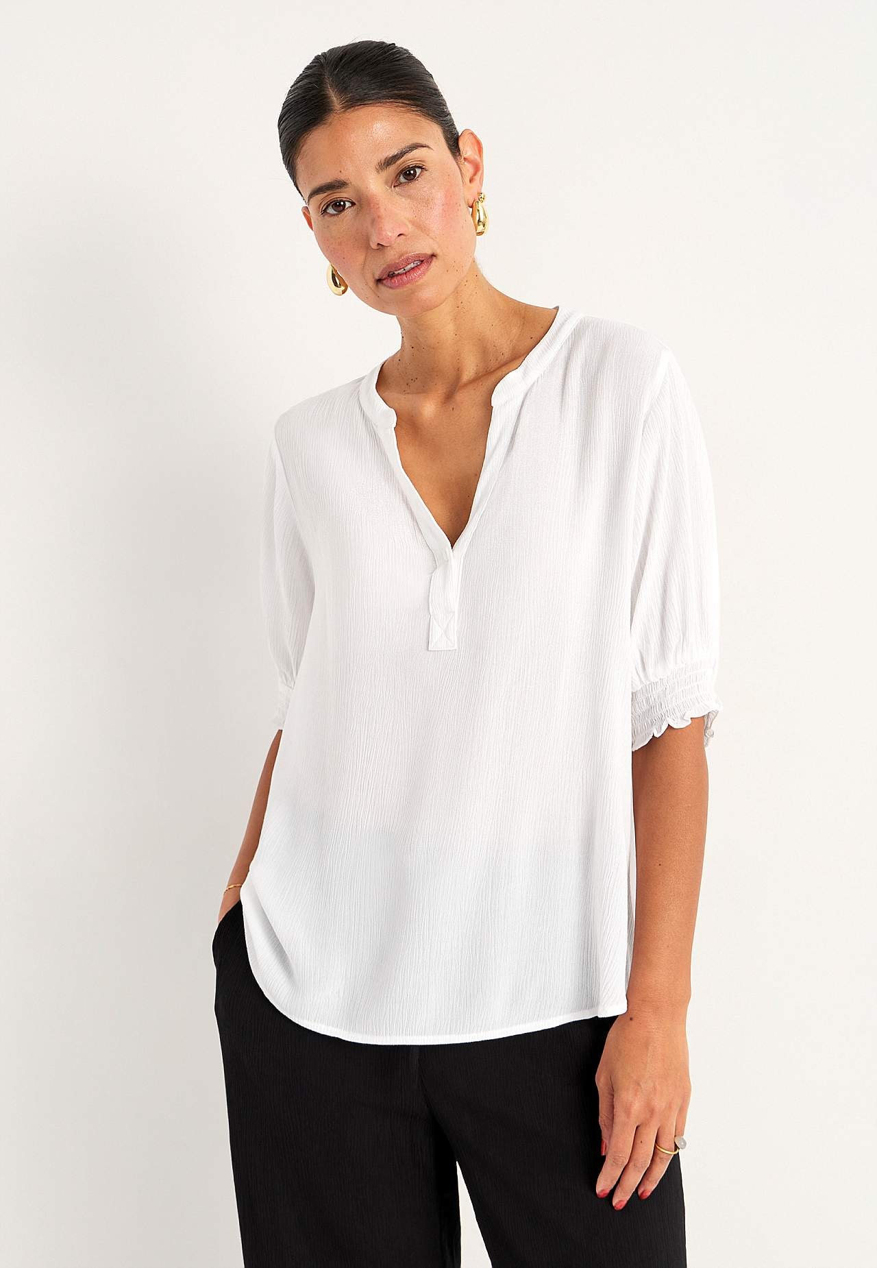 Crepe blouse