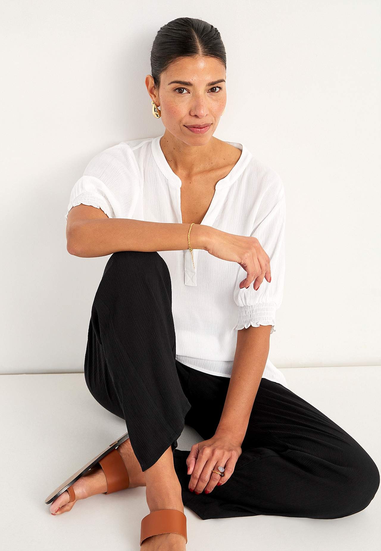 Crepe blouse