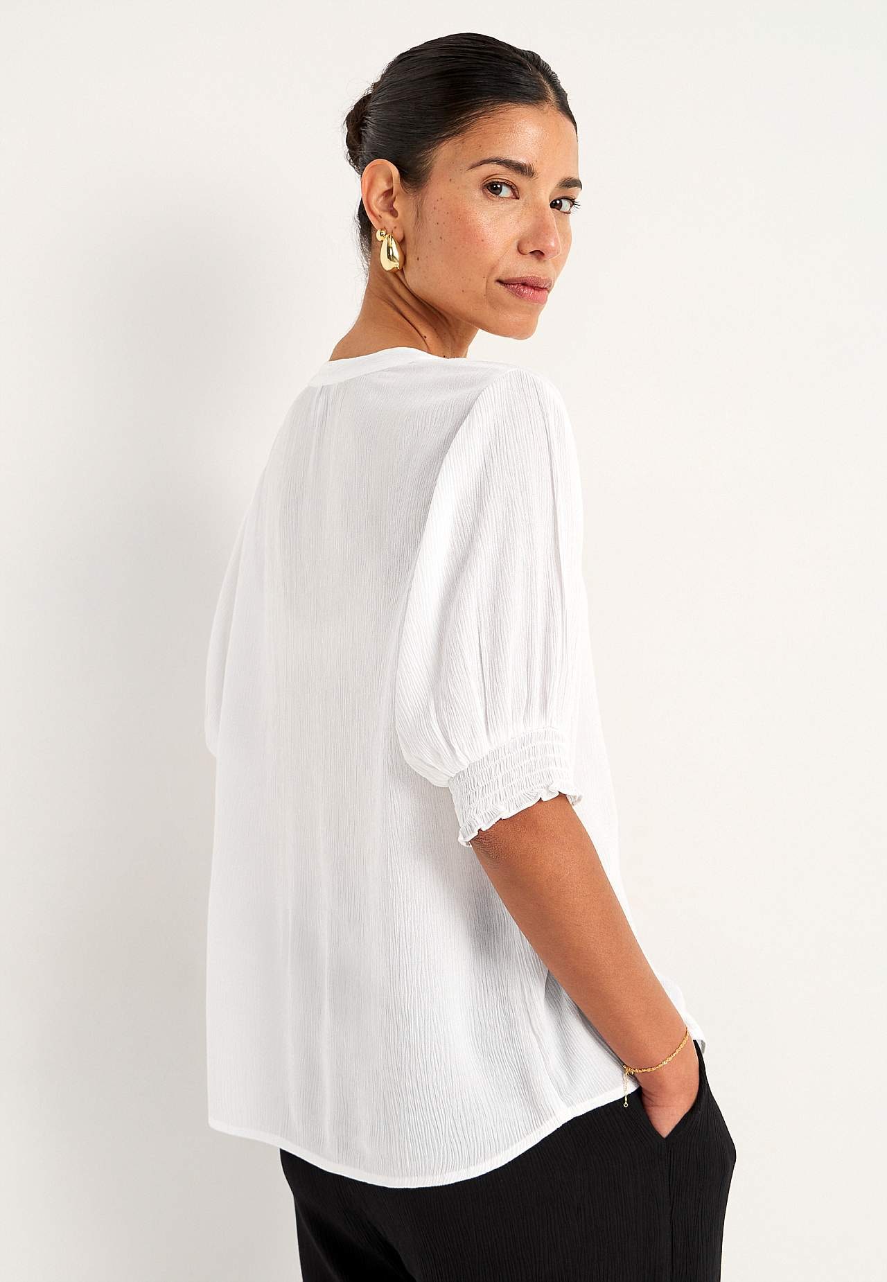 Crepe blouse