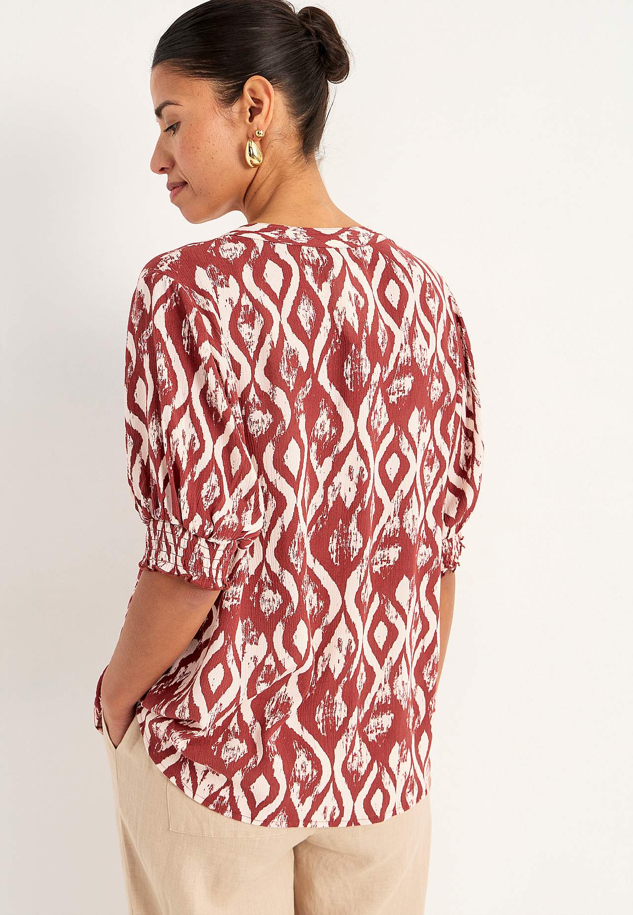 Crepe blouse