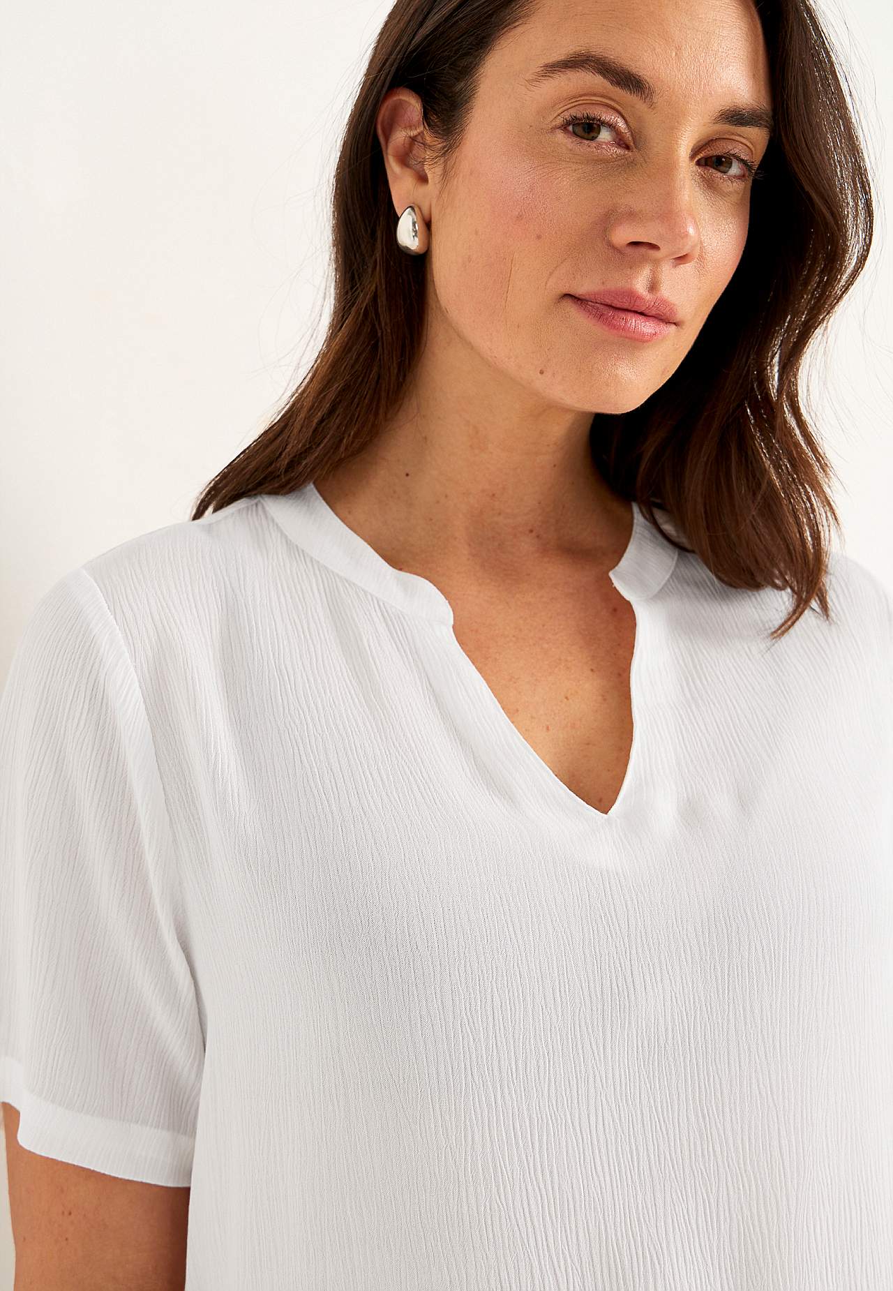 Crepe tunic