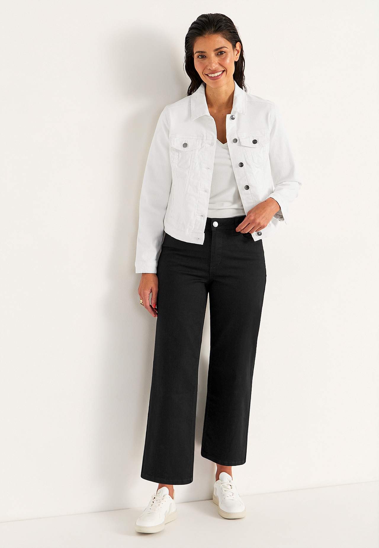 Stretchy ankle jeans
