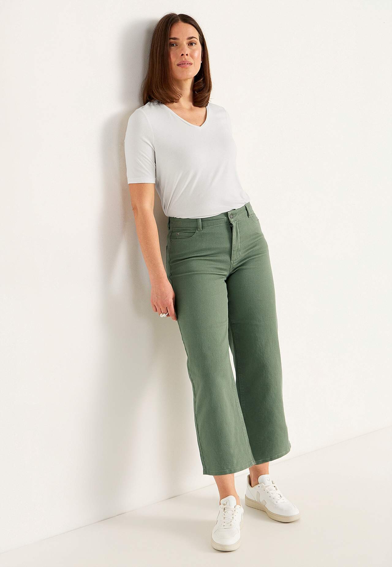 Wide ankle jeans