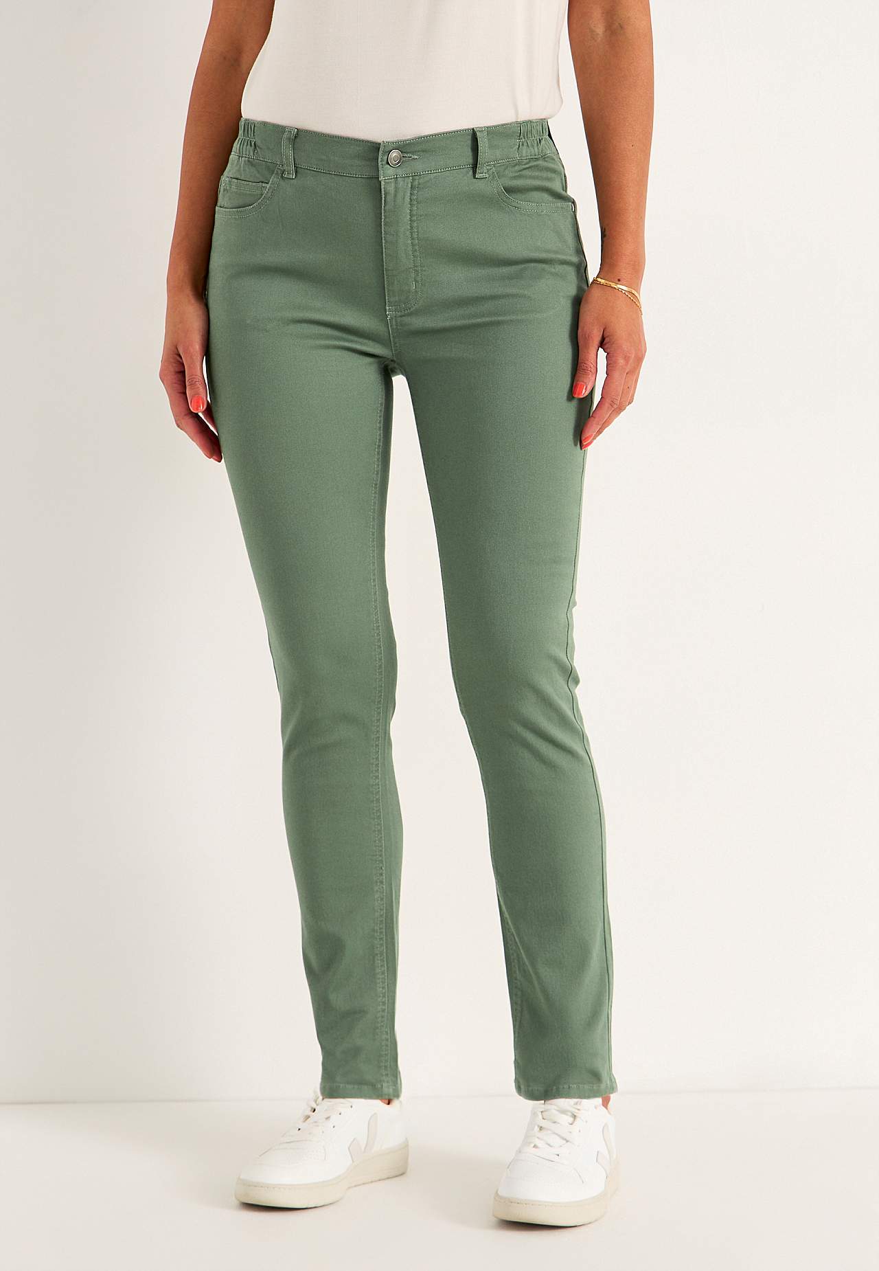 Jeans with elasticized waist