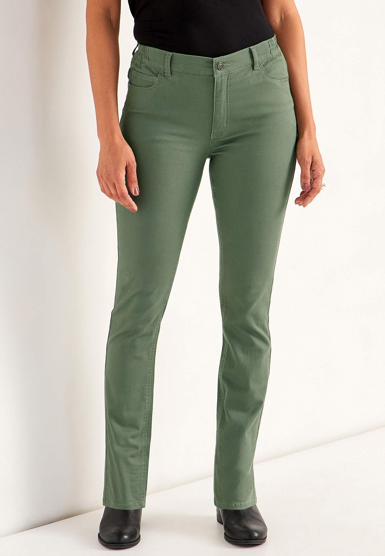 Jeans with elasticized waist