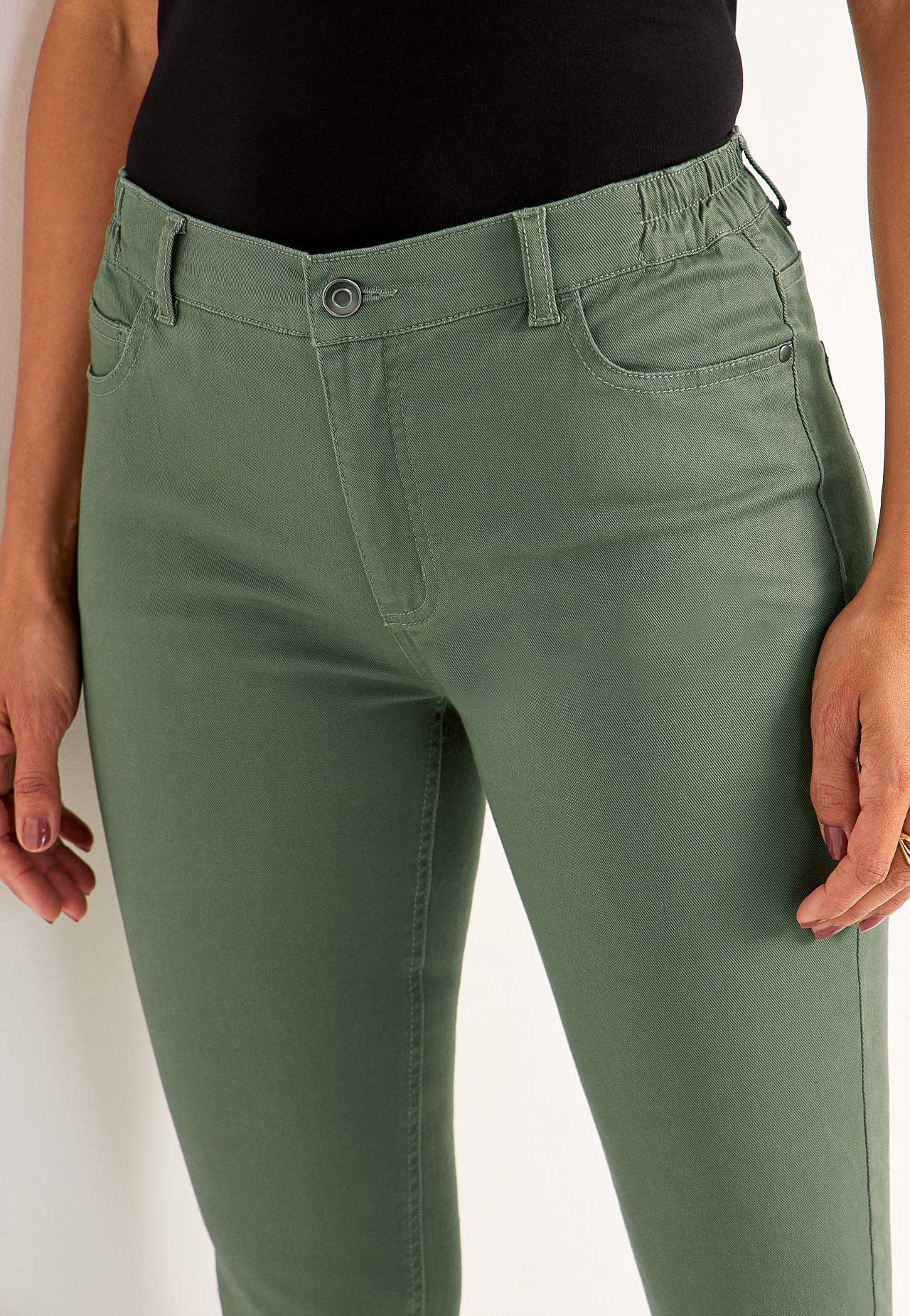 Jeans with elasticized waist