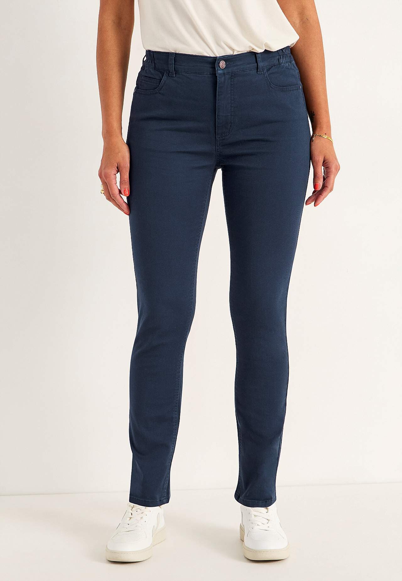 Jeans with elasticized waist