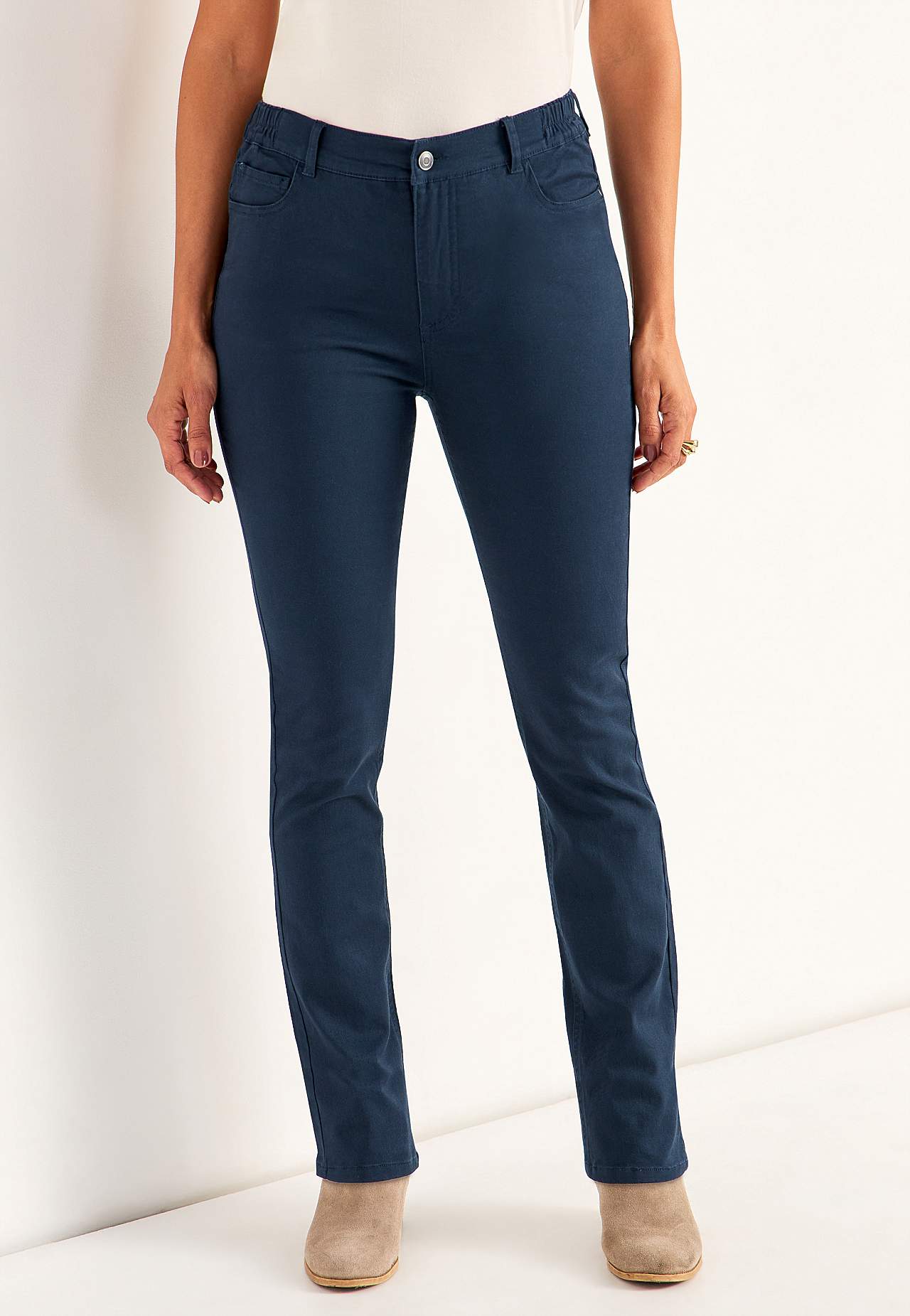 Jeans with elasticized waist